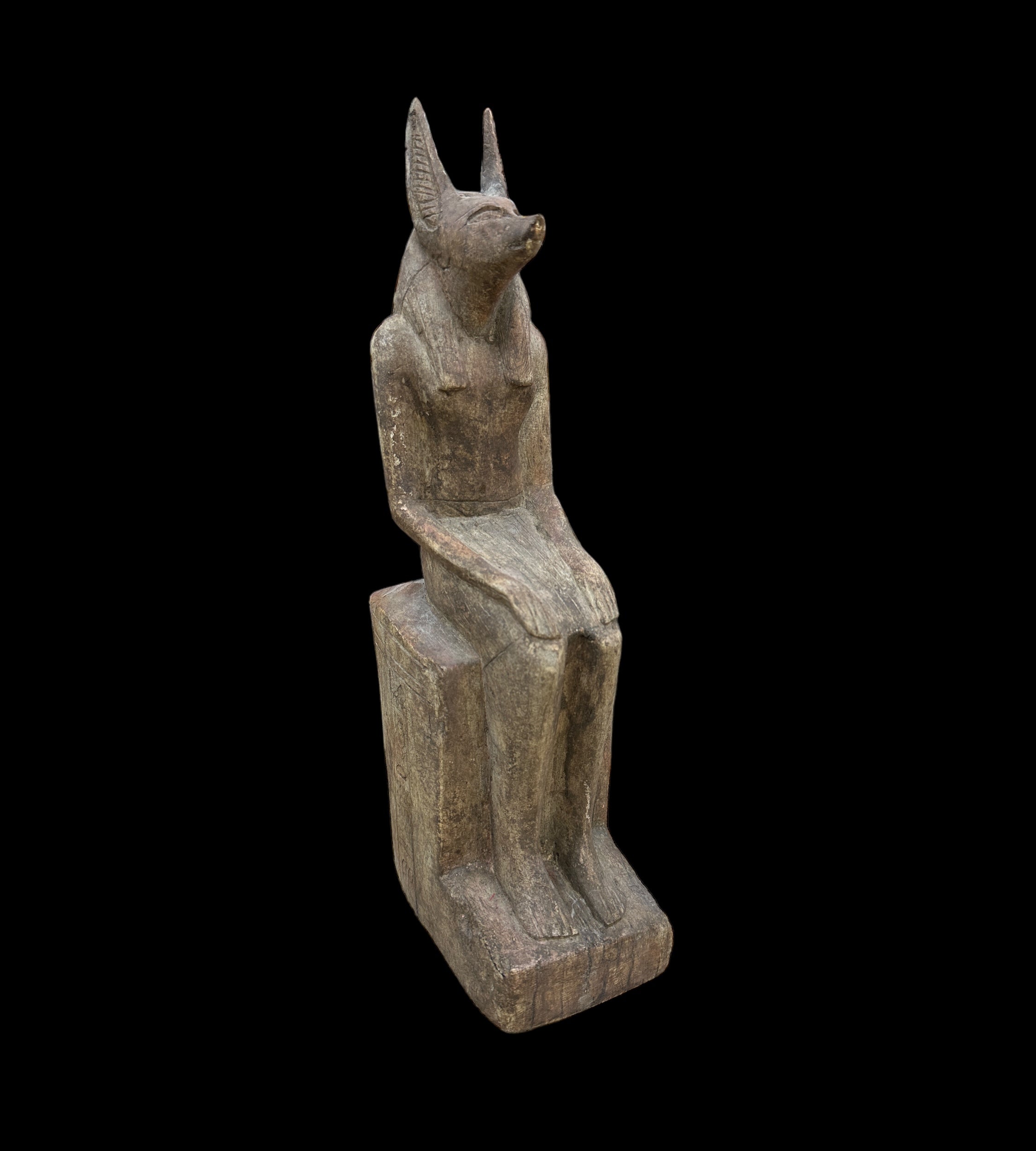 Anubis Statue - Handcarved Limestone