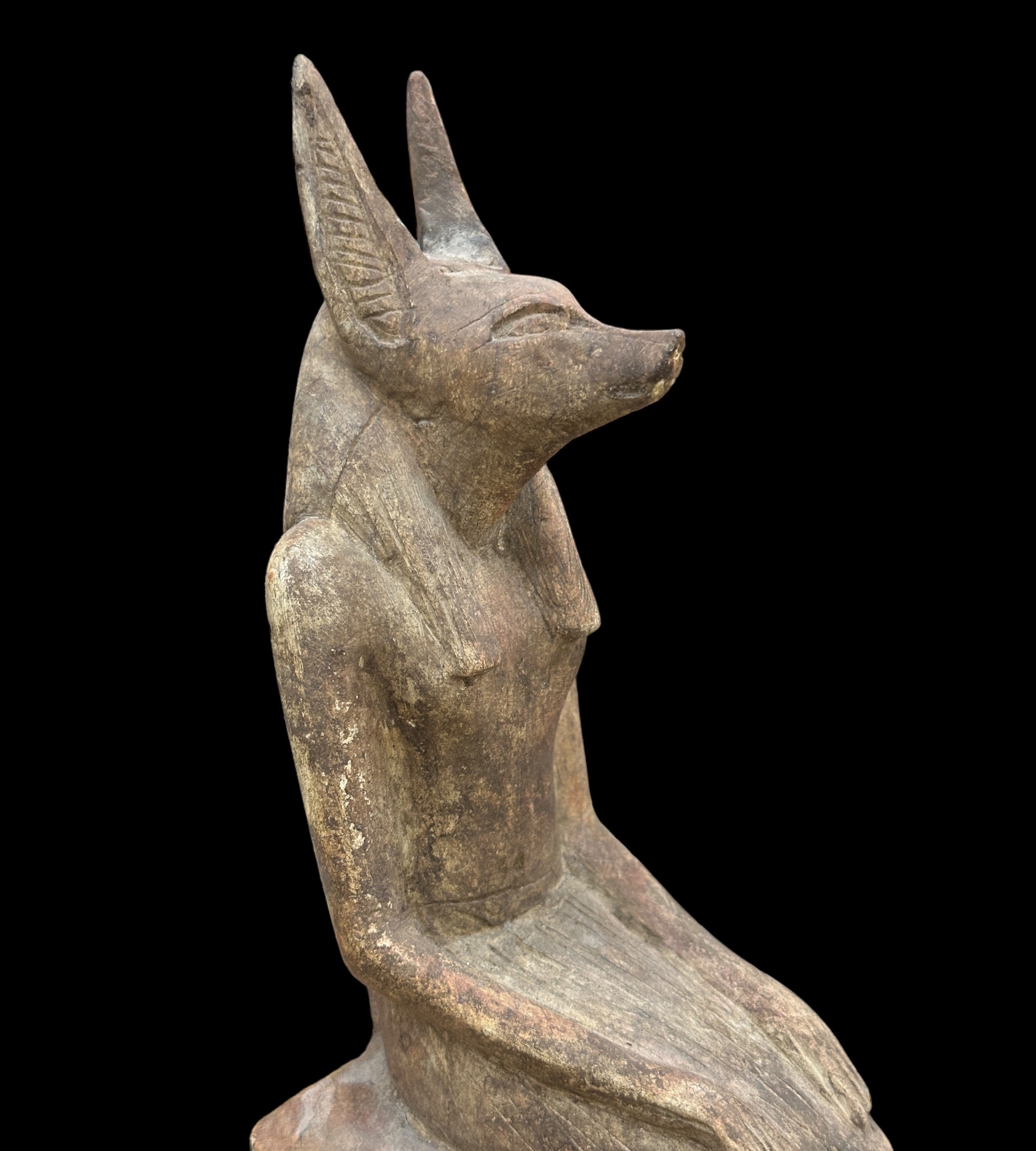 Anubis Statue - Handcarved Limestone