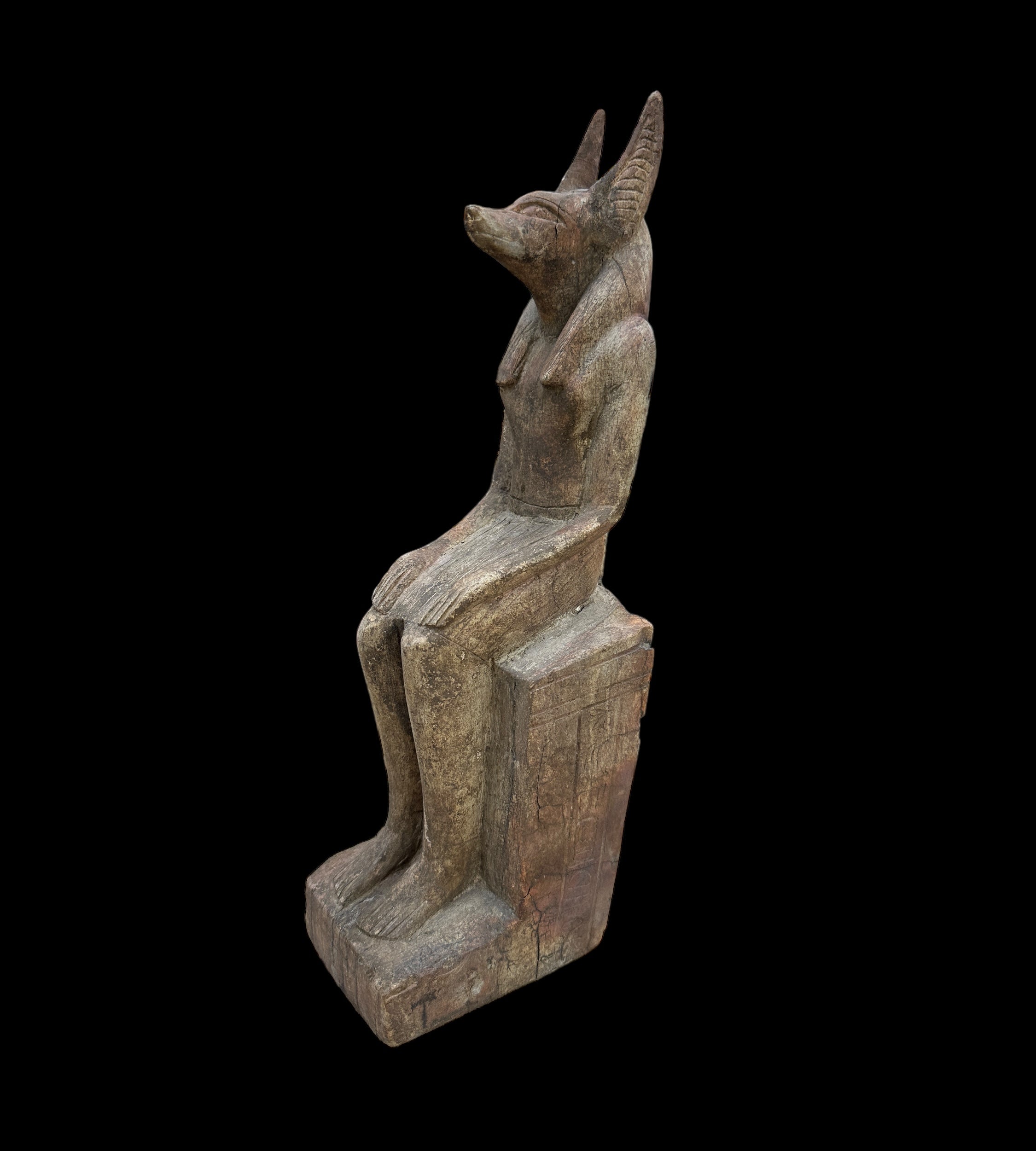 Anubis Statue - Handcarved Limestone