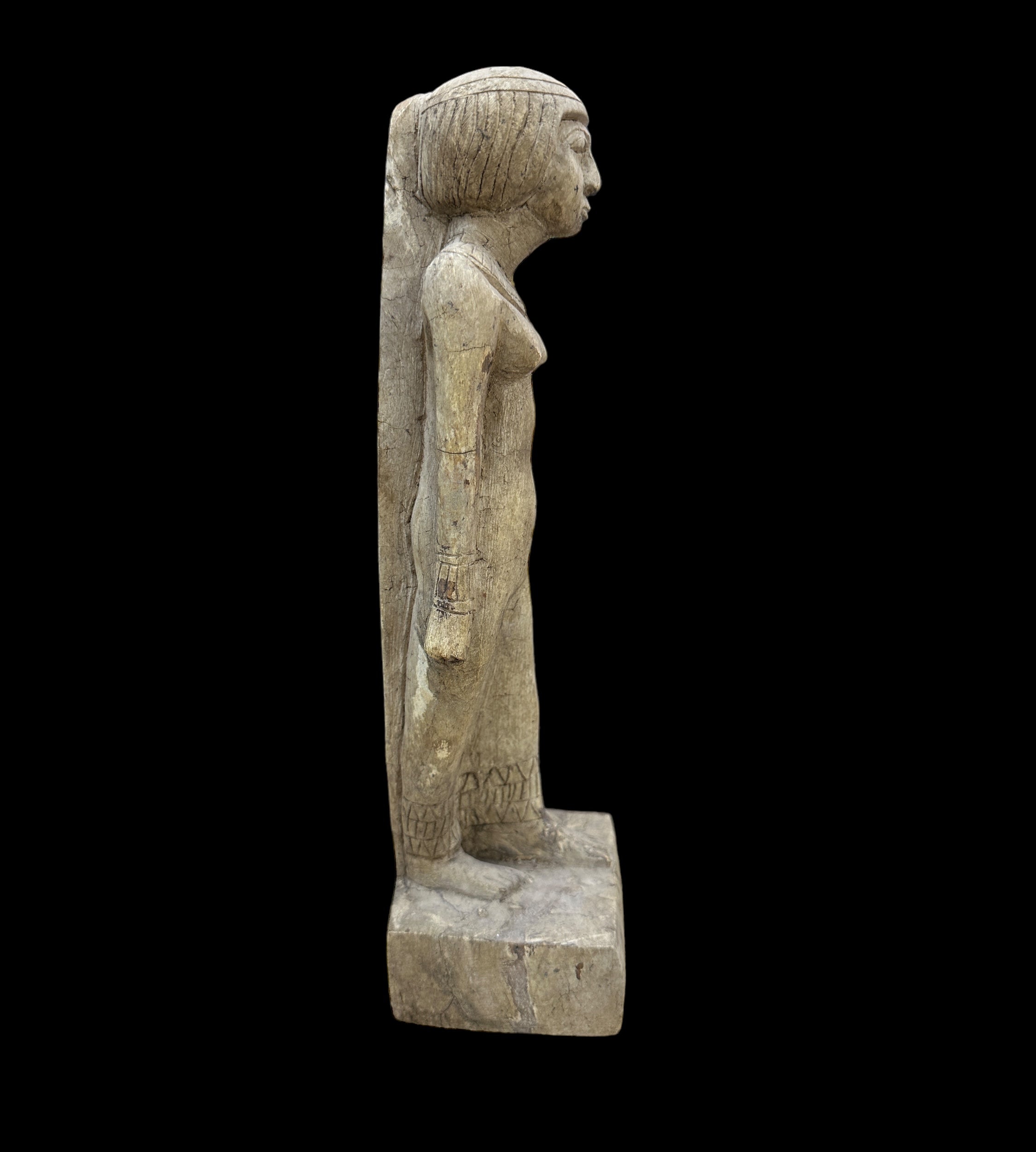 Egyptian Priestess - Handcarved Limestone