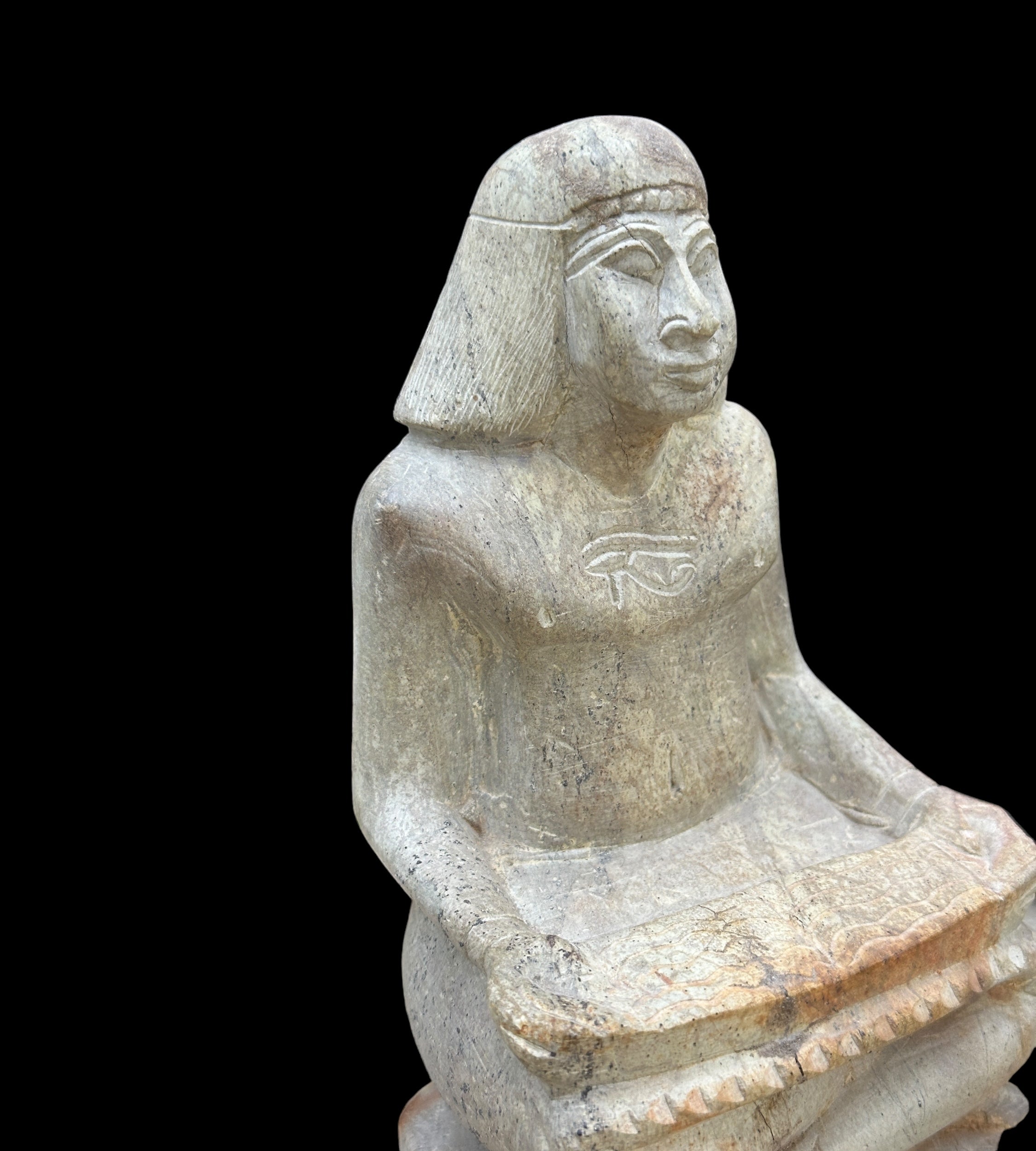 Scribe Statue - Handcarved Limestone