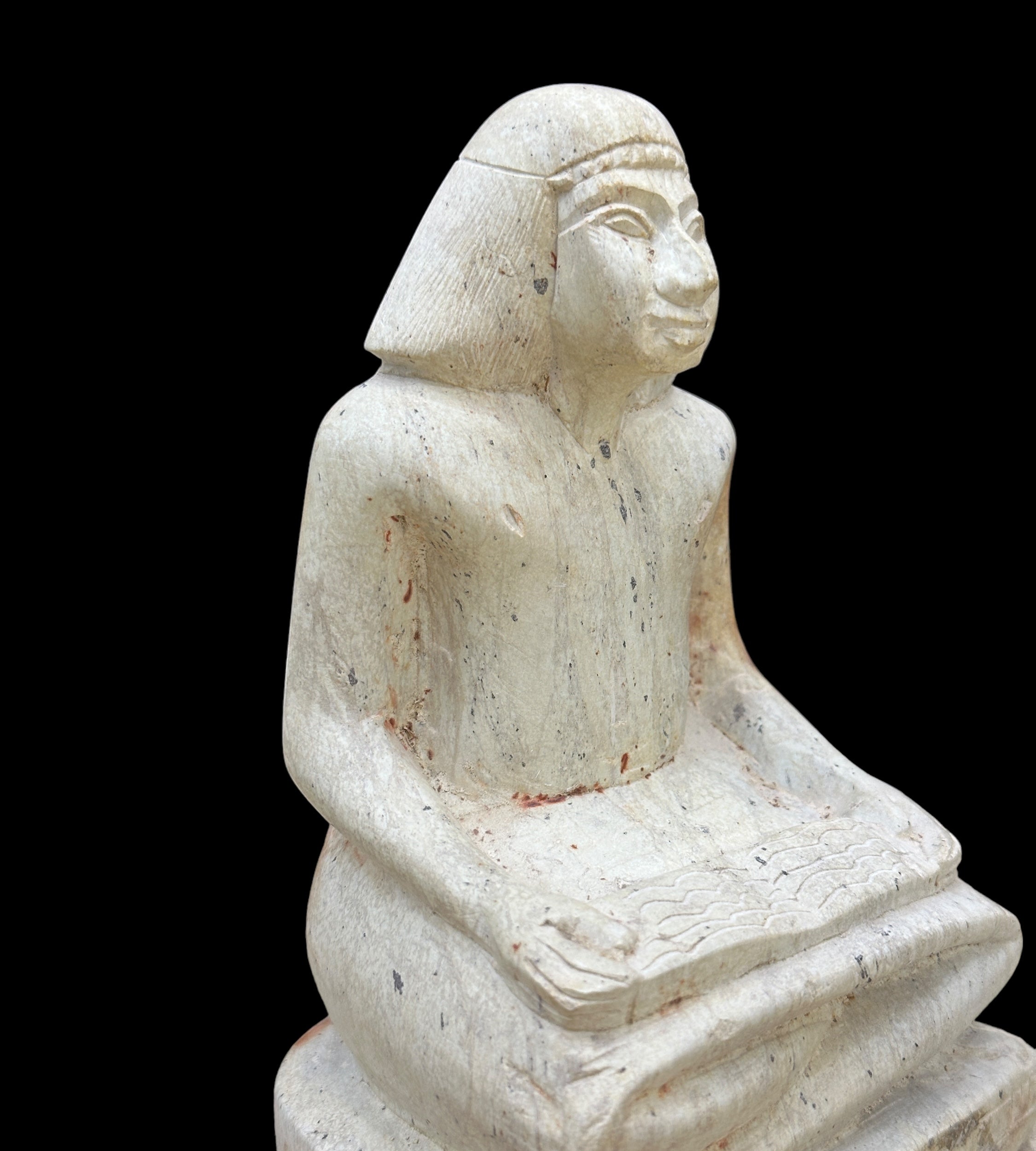 Scribe Statue - Handcarved Limestone