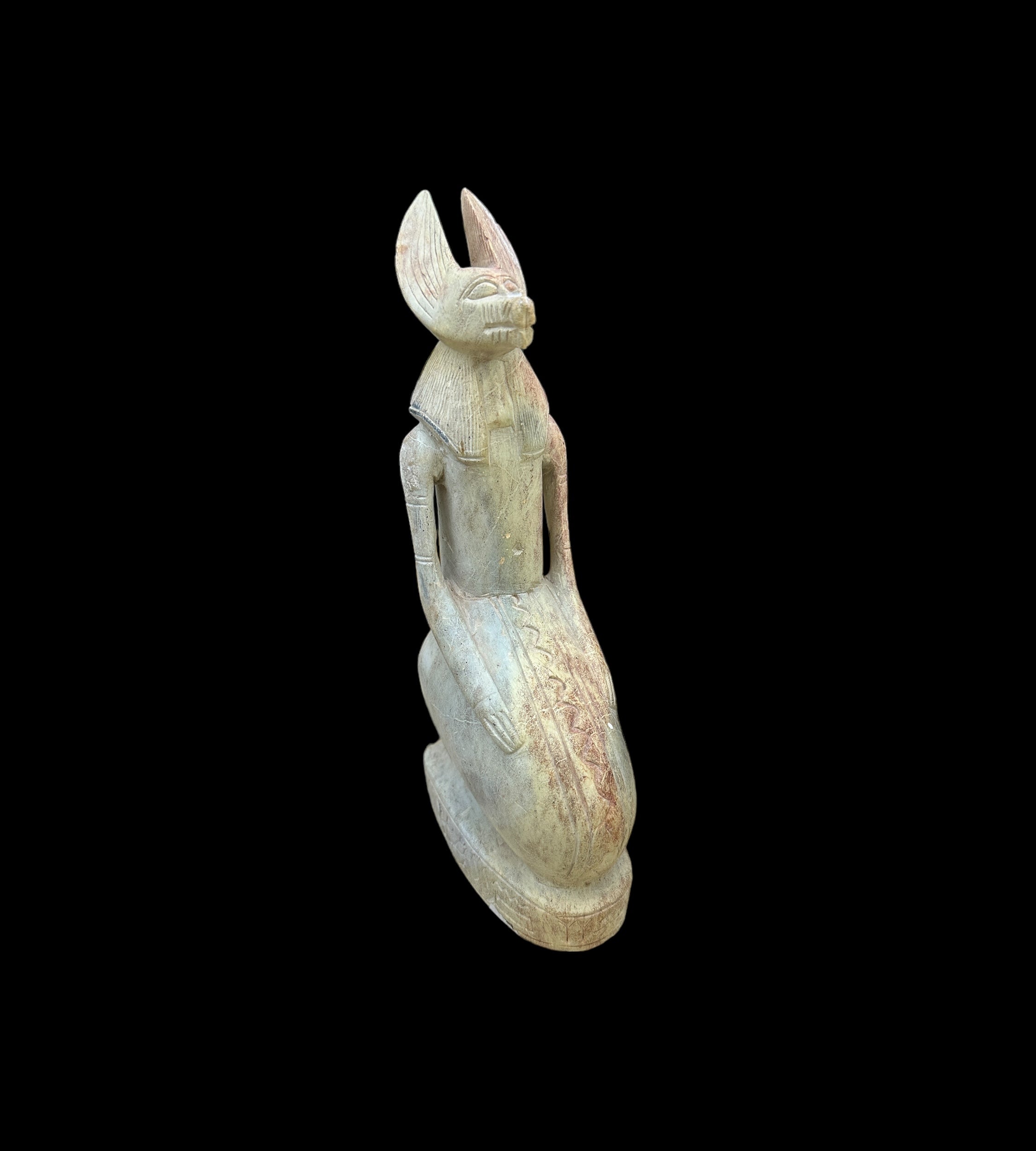 Anubis Statue - Handcarved Limestone