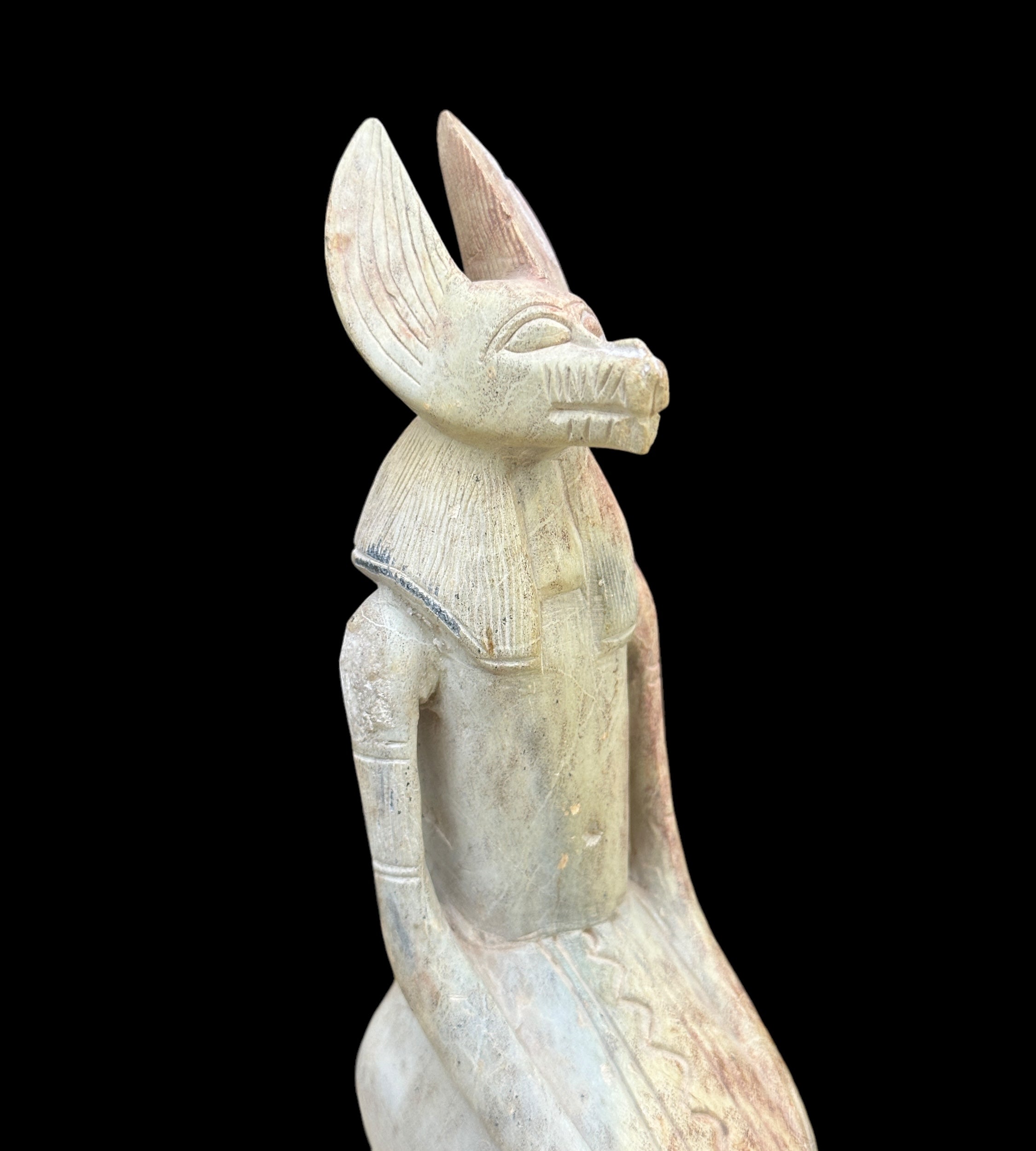 Anubis Statue - Handcarved Limestone