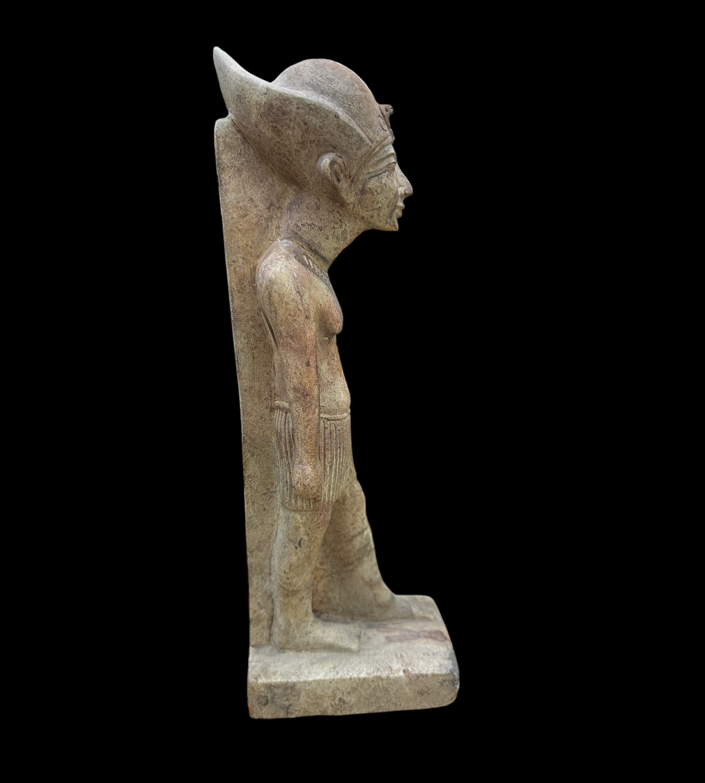 Pharaoh Statue - Handcarved Limestone