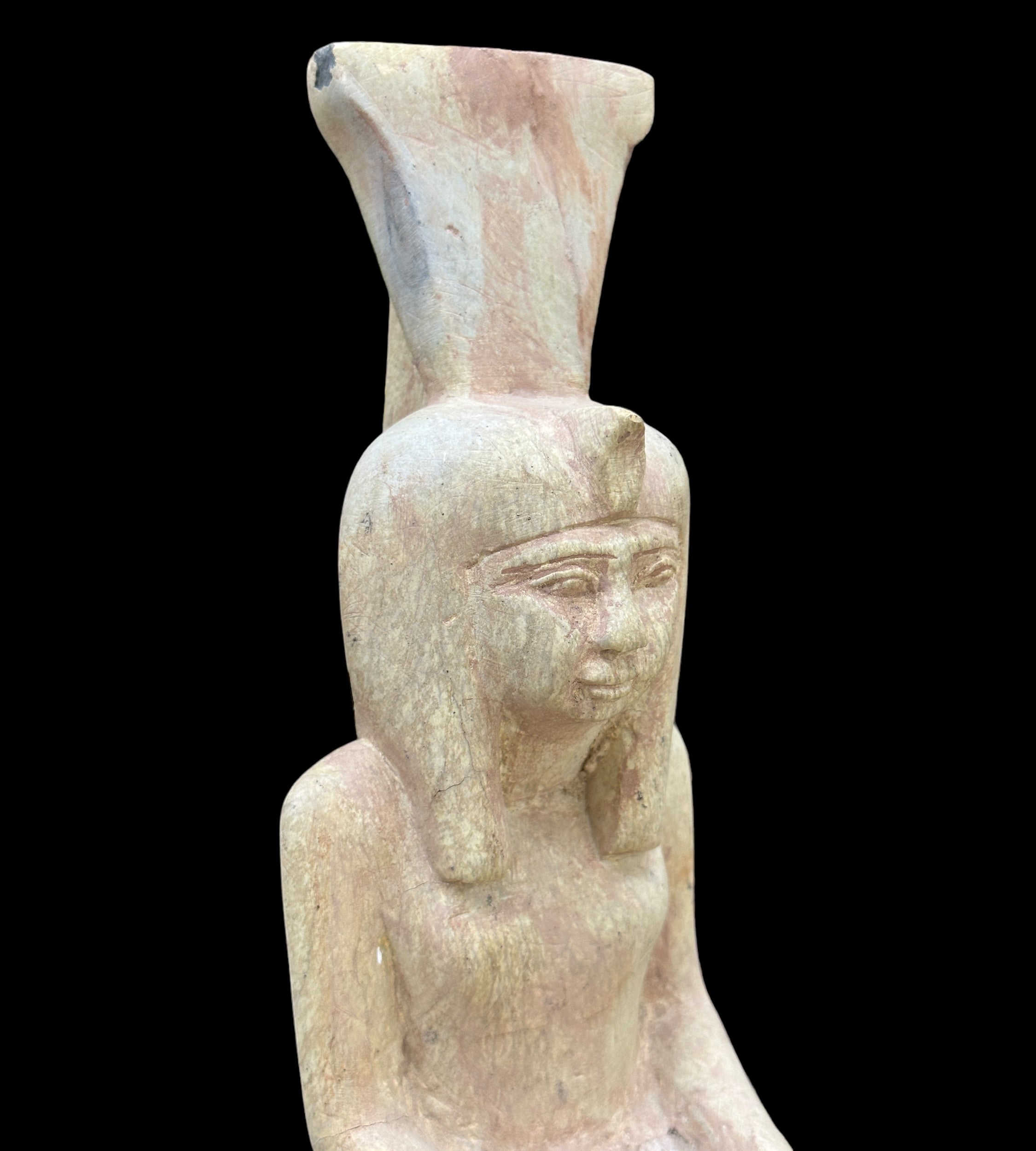 Isis Statue - Handcarved Limestone