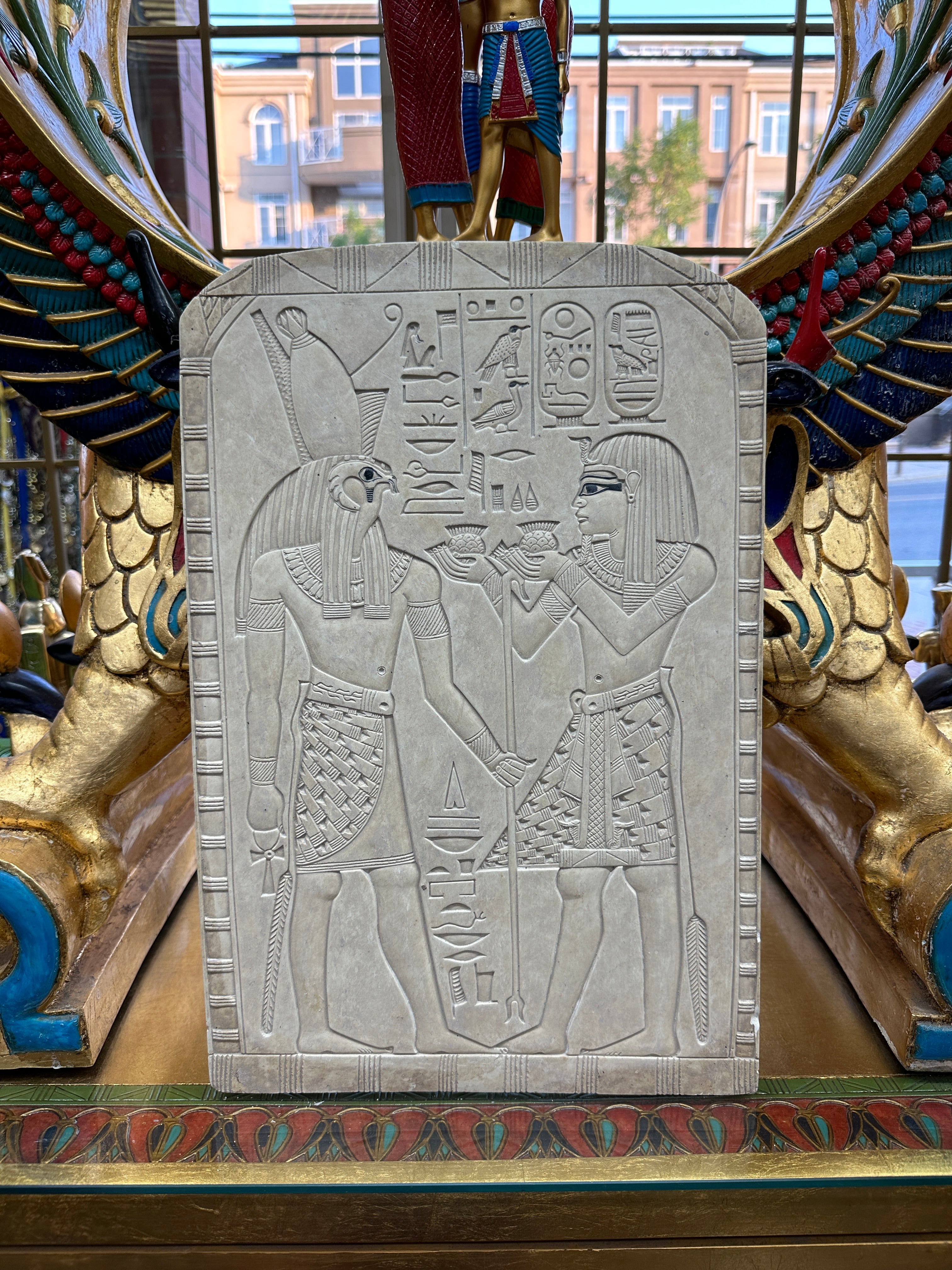 Ramses and Horus Plaque