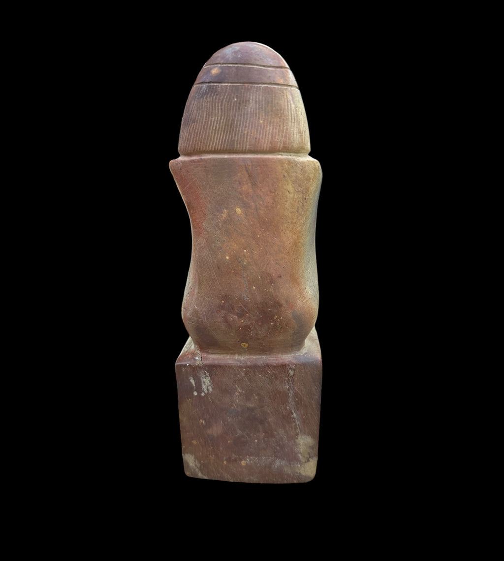 Egyptian Kneeling Priestess Statue - Handcarved Limestone