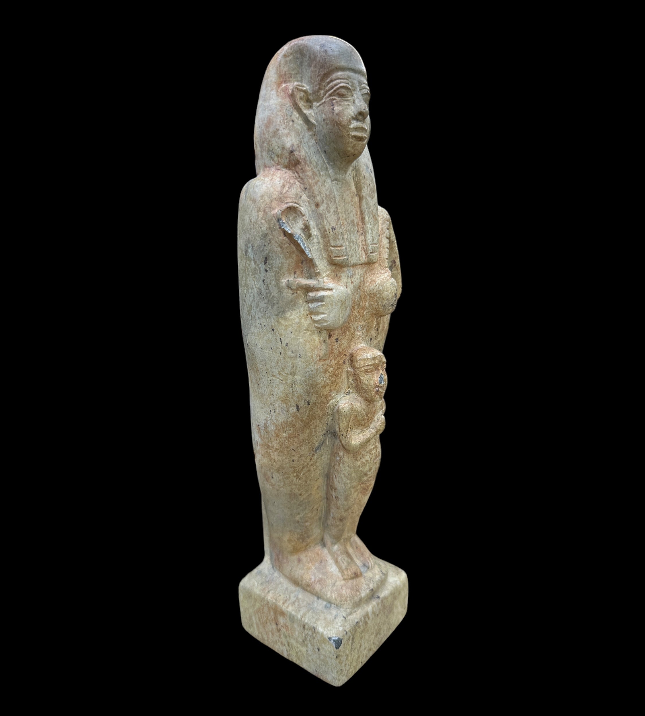 Sarcophagus Statue - Handcarved Limestone