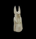 Anubis Bust Statue - Handcarved Limestone
