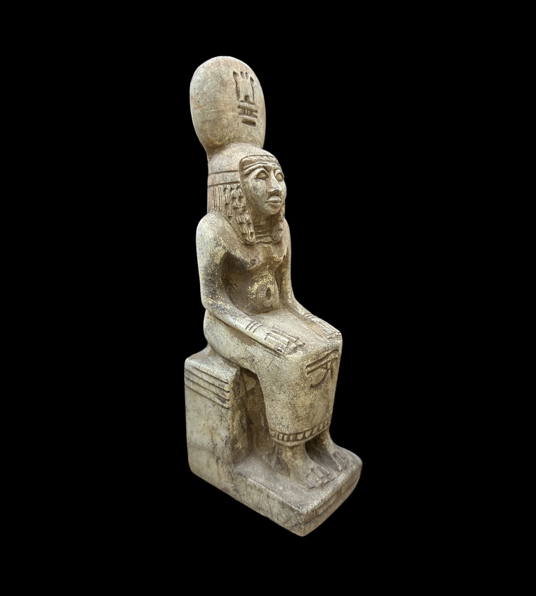 Isis Statue - Handcarved Limestone