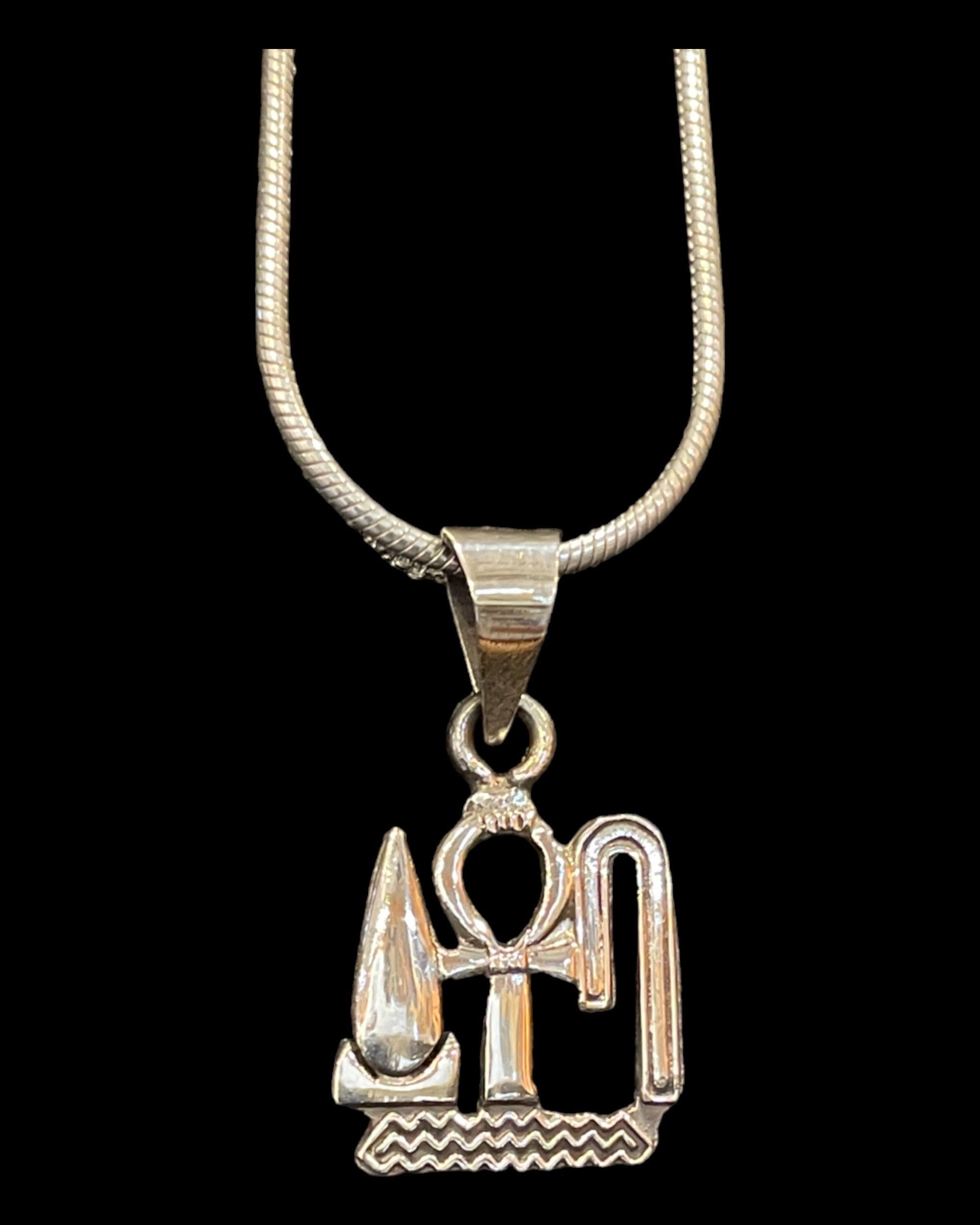 Ankh Crook Pendant