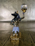 Anubis holding Crystal Mini Statue - Pewter