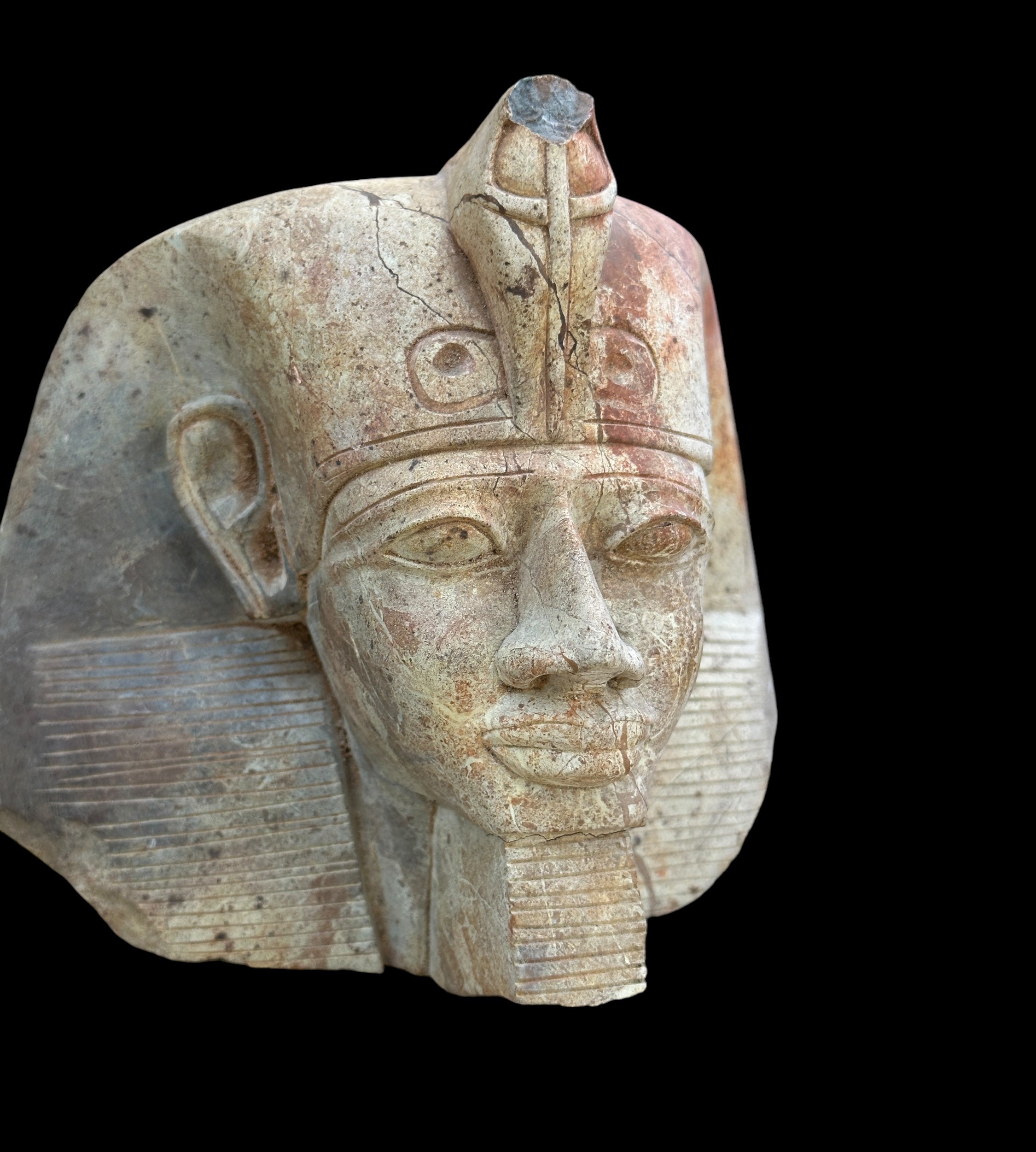 Amenhotep III Statue - Handcarved Limestone