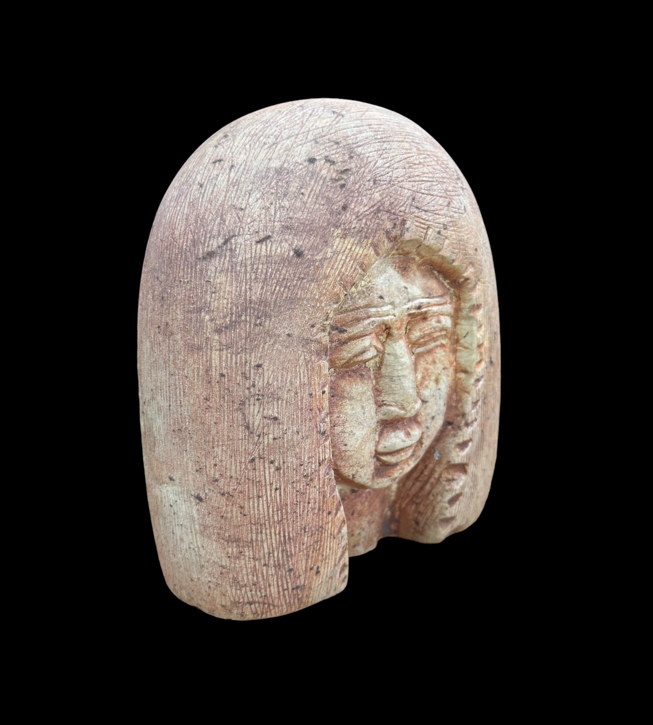 Egyptian Queen Bust - Handcarved Limestone