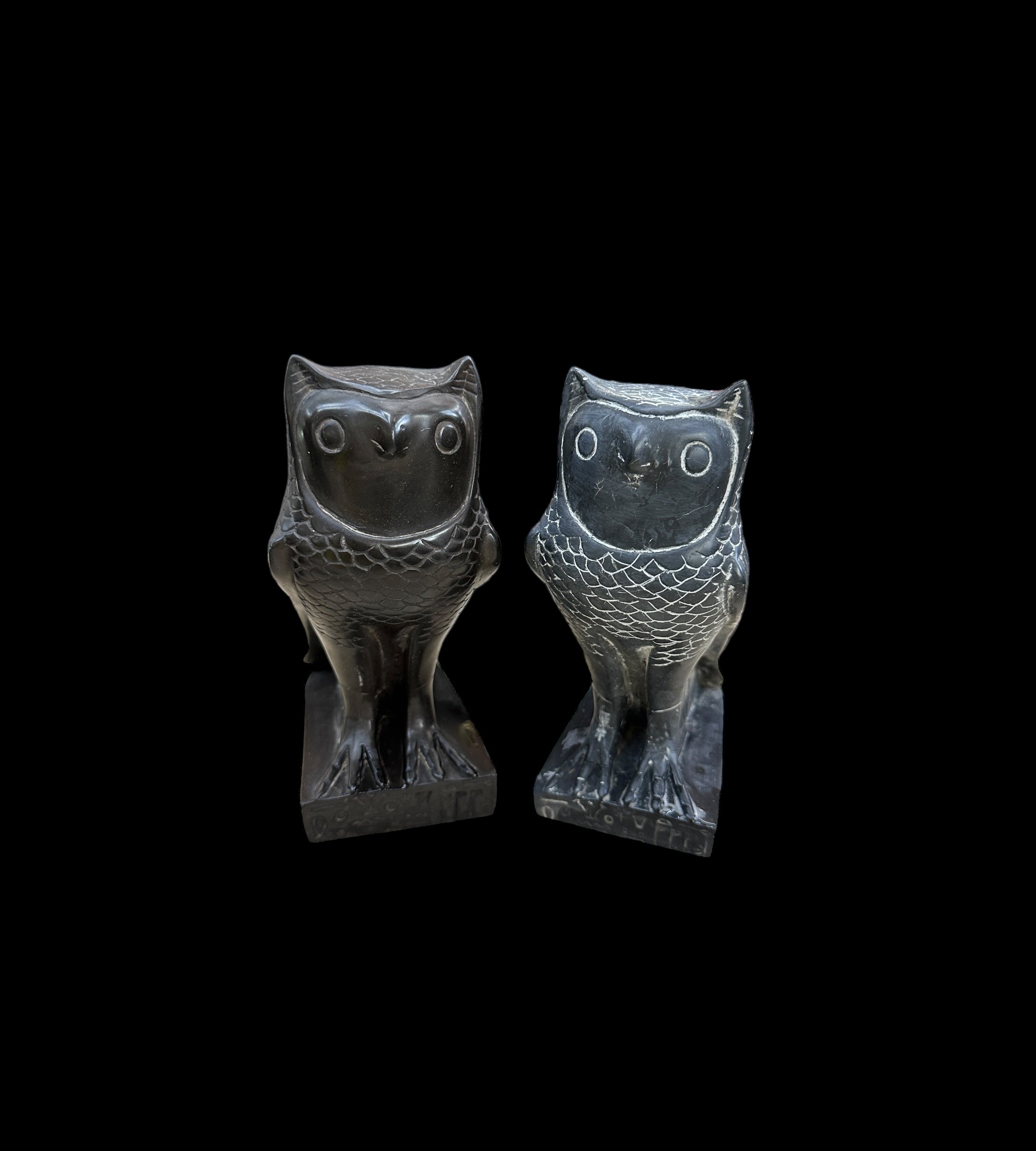 Owl Statue - Basalt