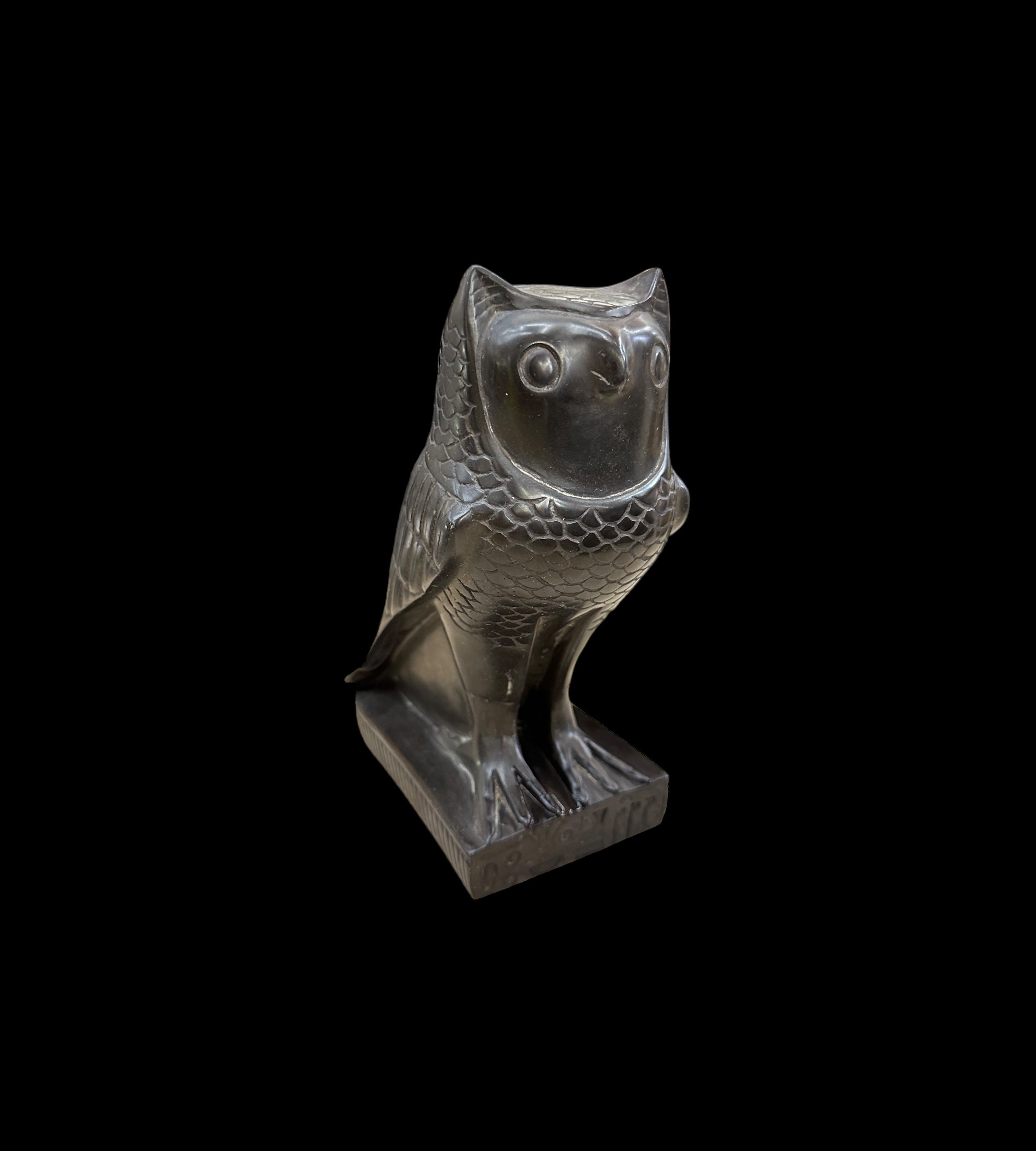 Owl Statue - Basalt