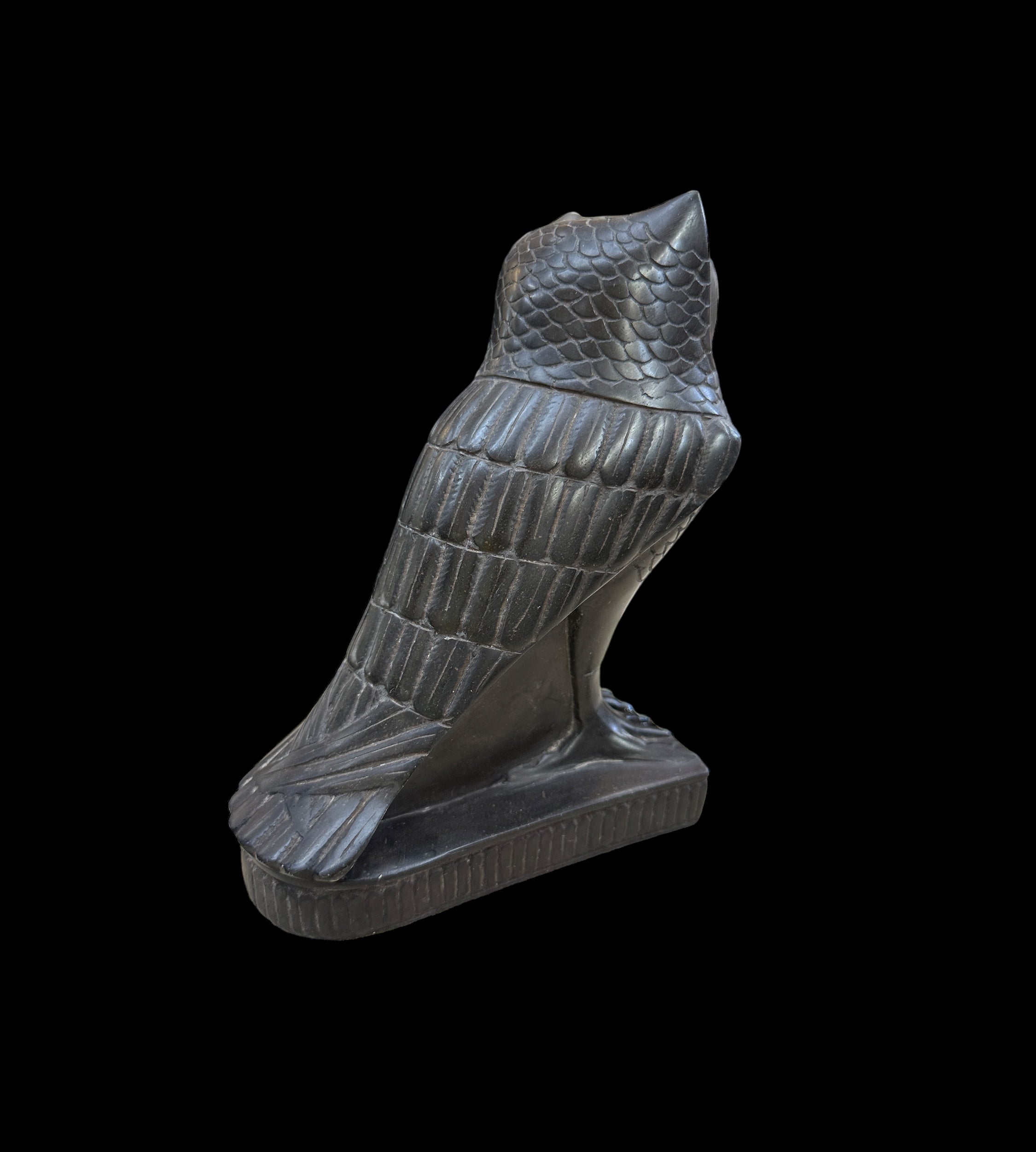 Owl Statue - Basalt