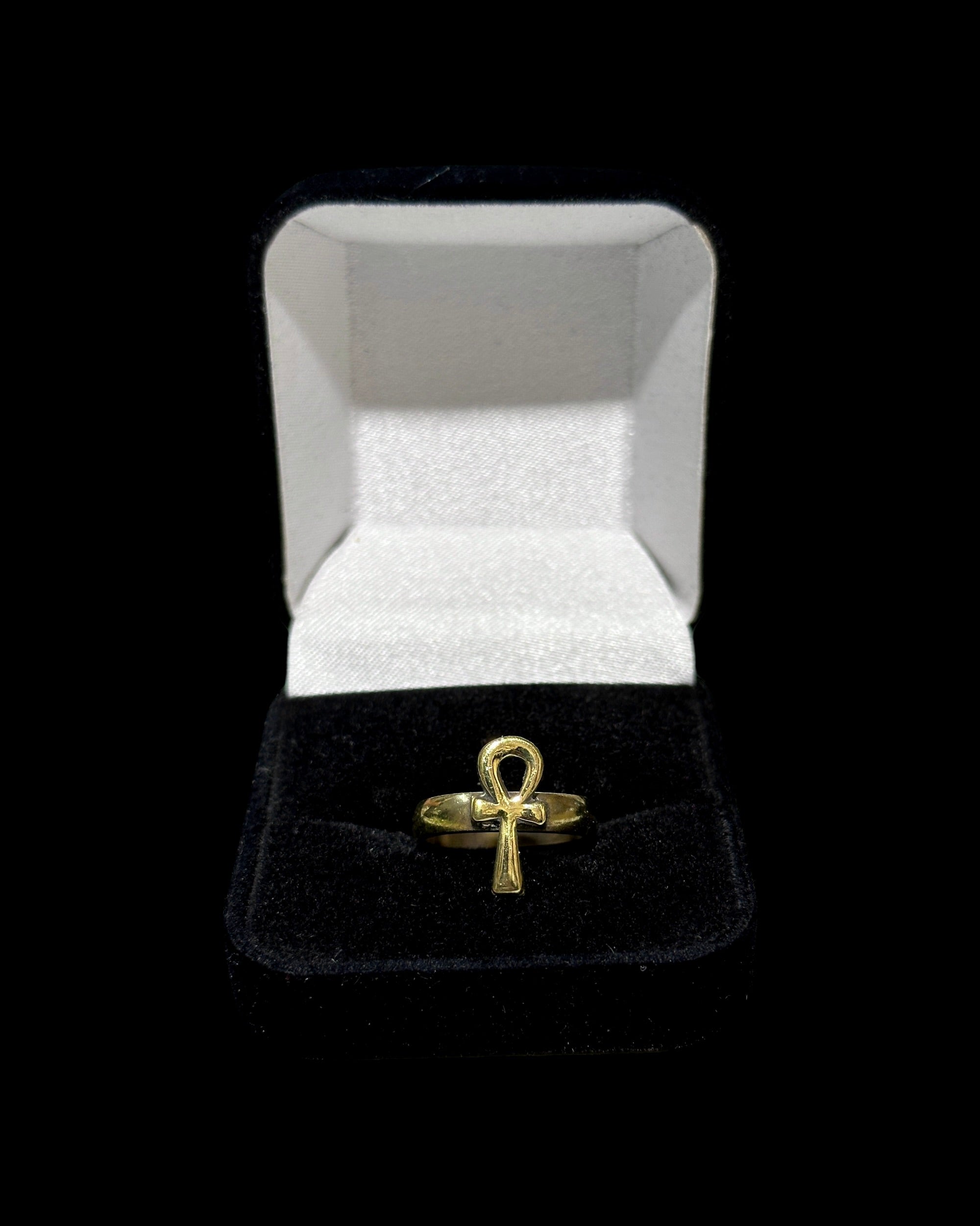 Ankh Ring - Brass