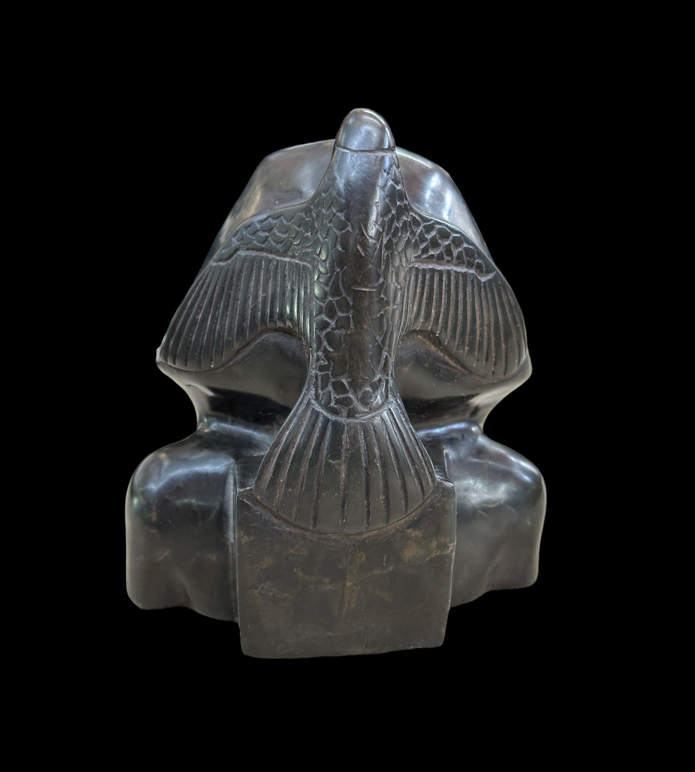 Pharaoh Khafre Bust - Basalt