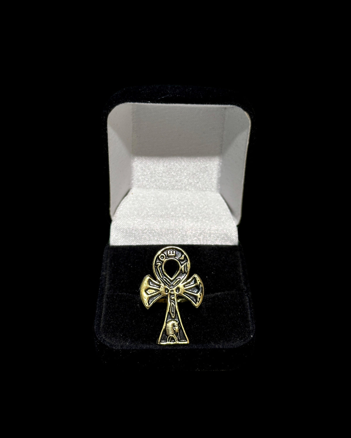 Ankh Ring - Brass
