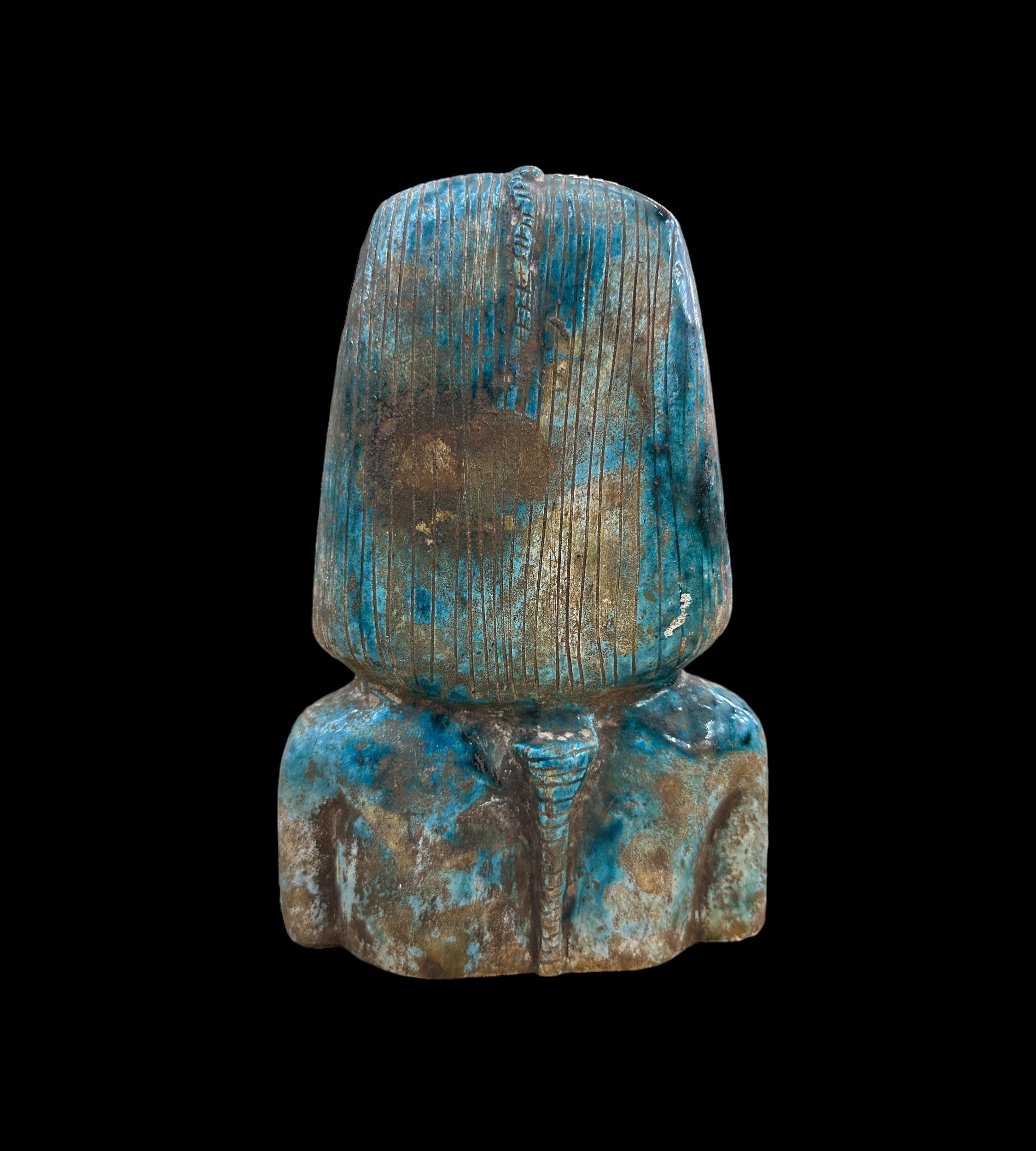 Pharaoh Bust - Fired Soapstone