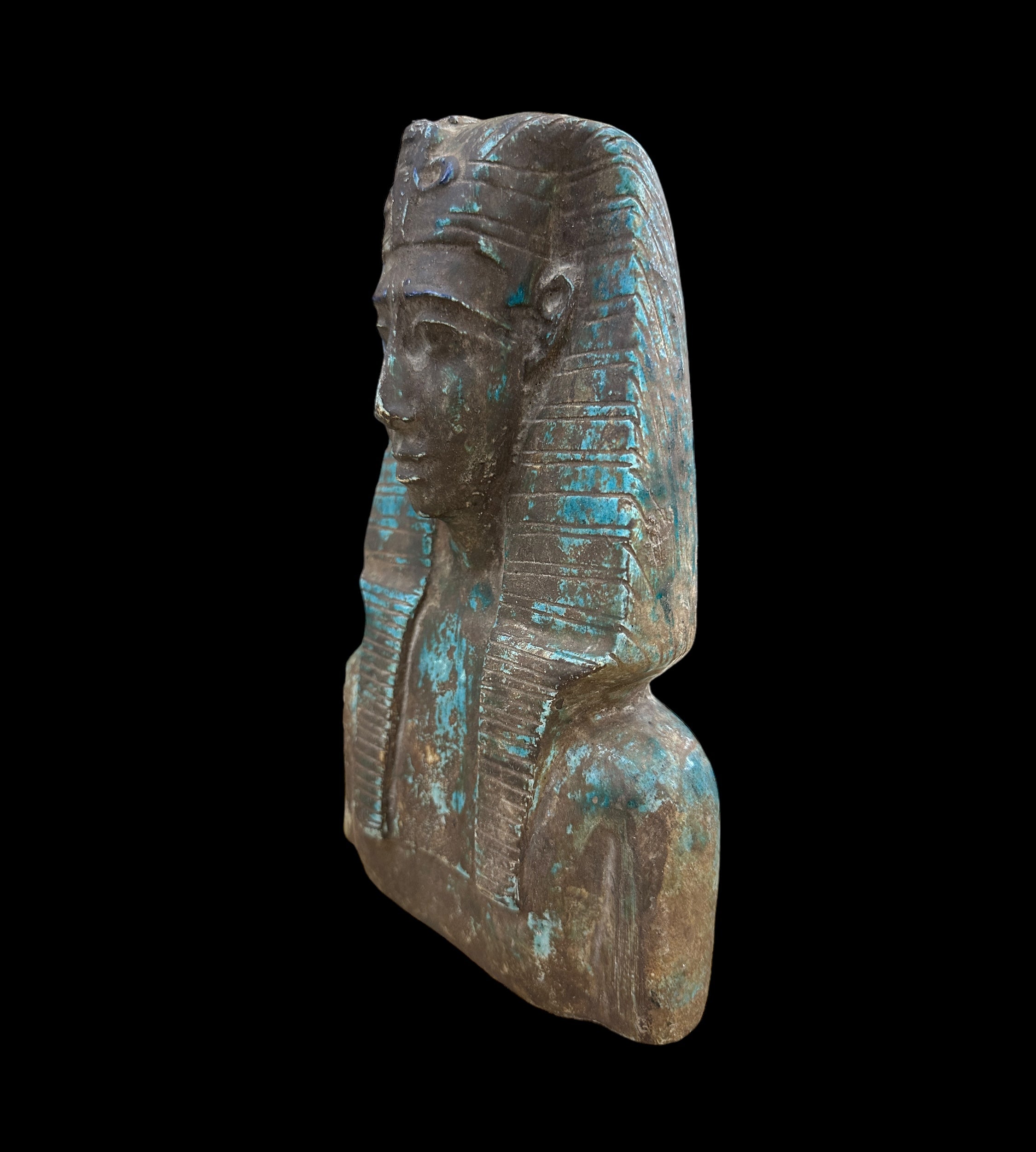 Pharaoh Bust - Fired Soapstone