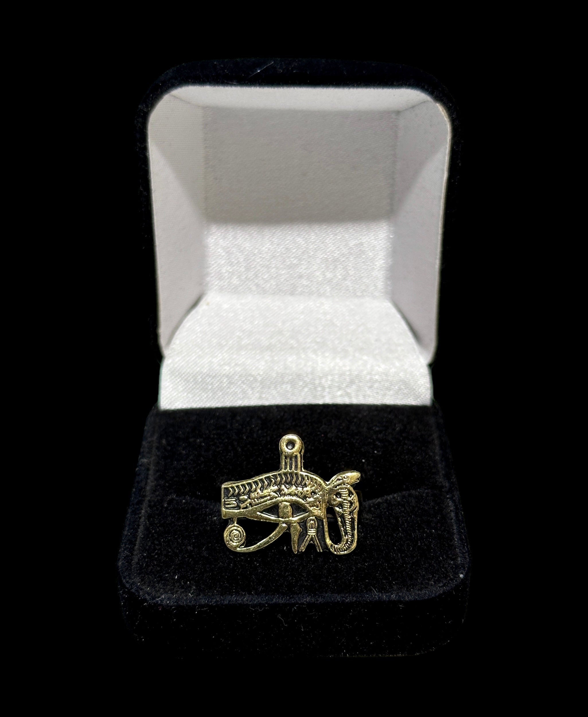 Eye of Horus Ring - Brass