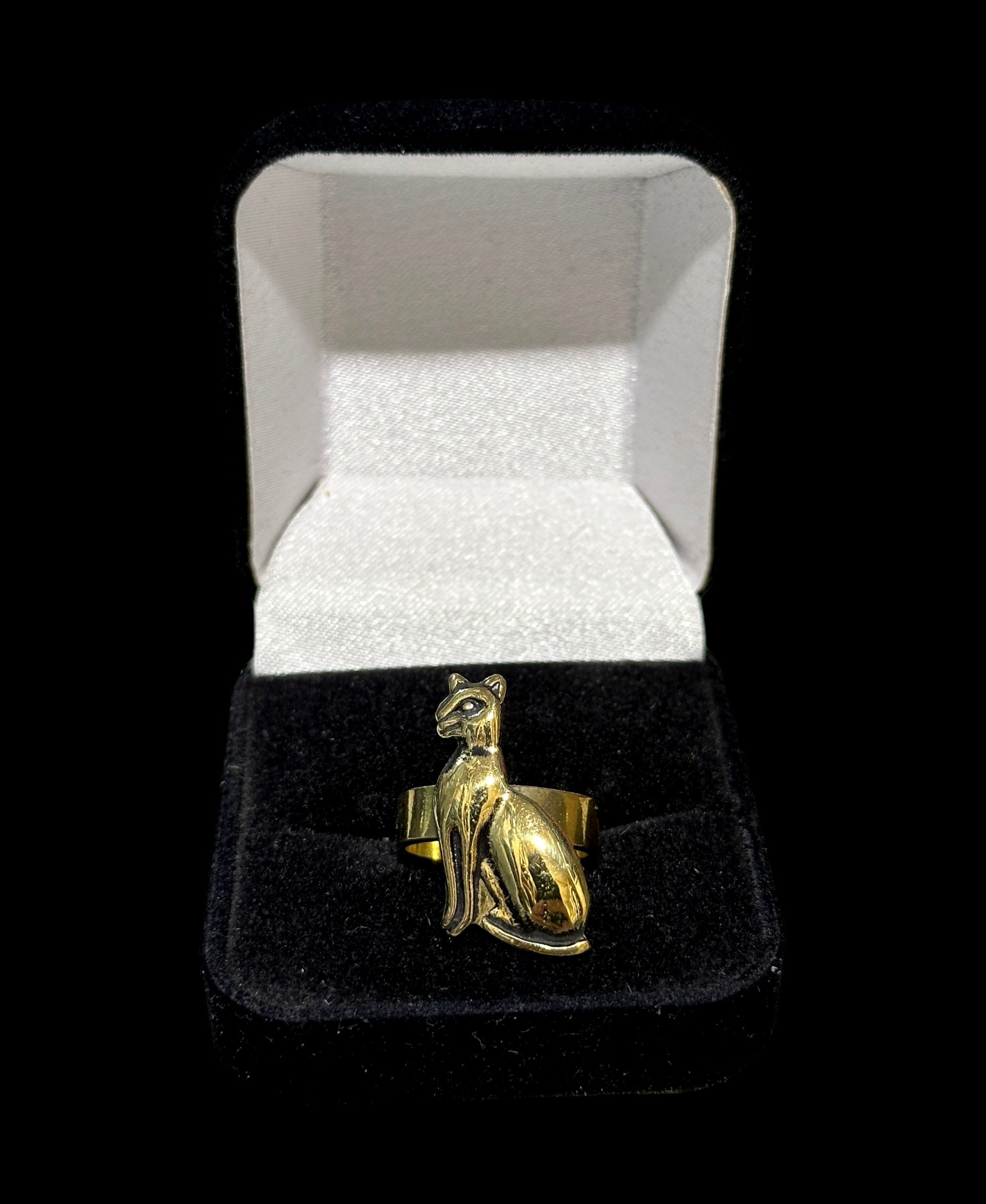 Bastet Ring - Brass