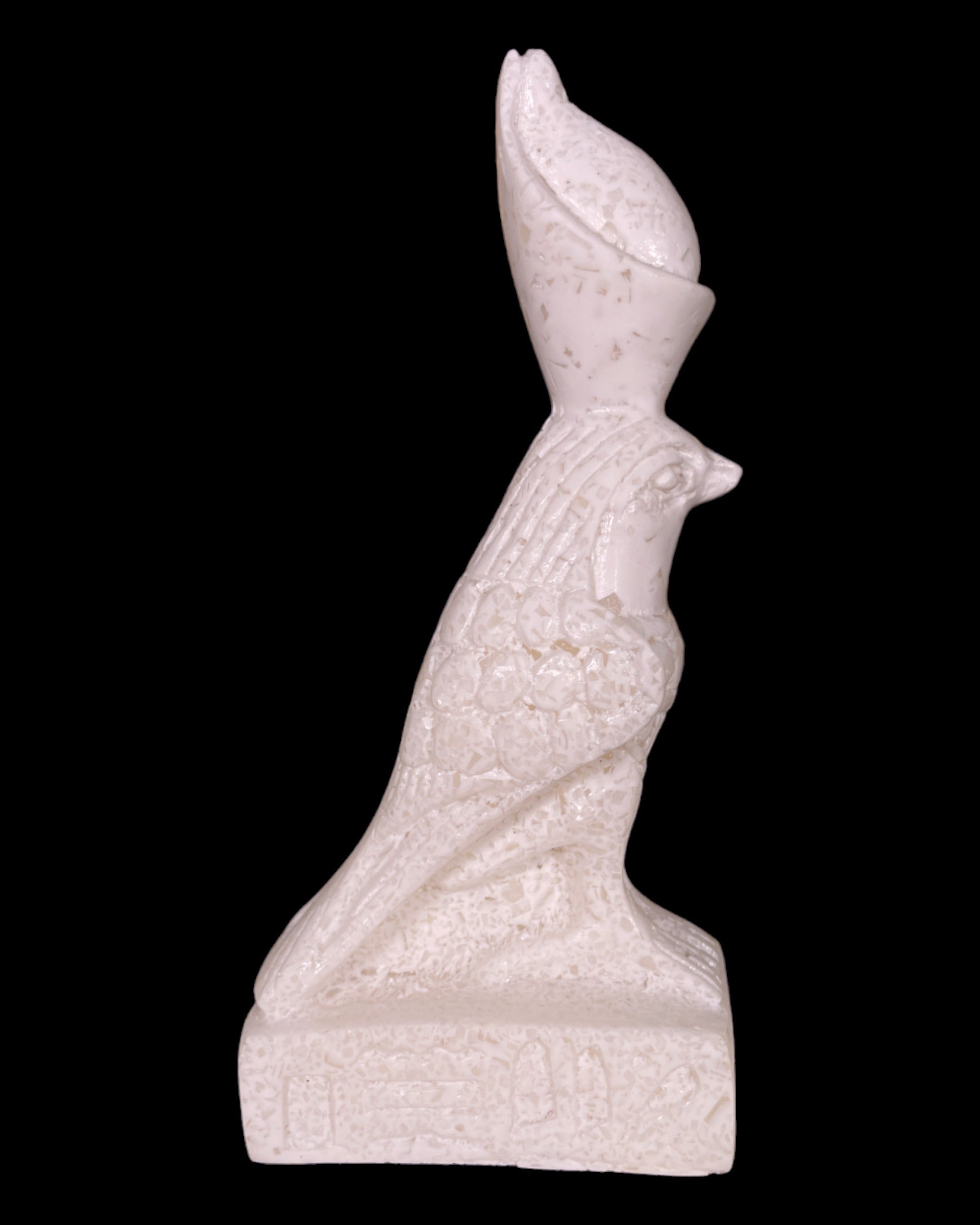 Alabaster Horus on Base Statue