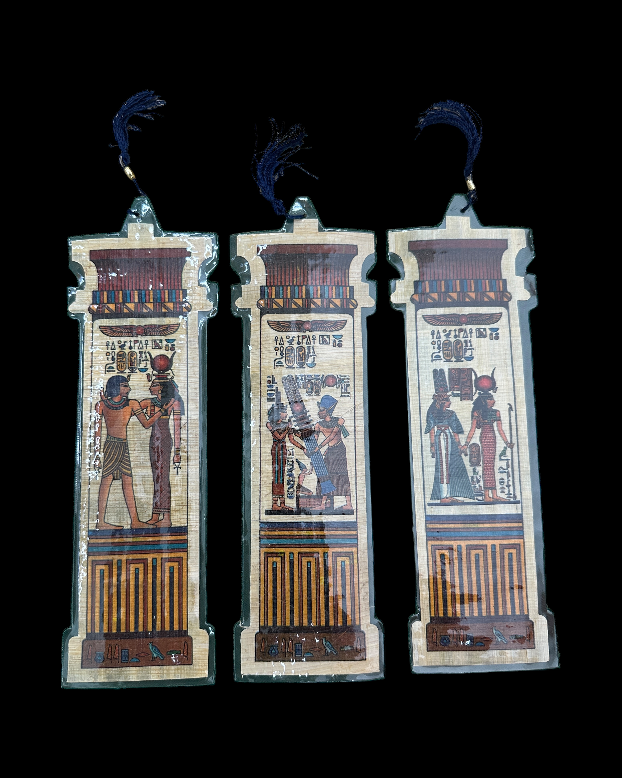 Papyrus Bookmarks - Set of 3