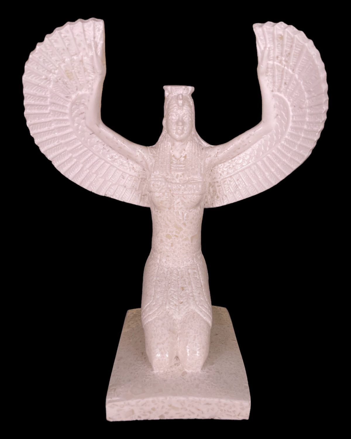 Alabaster Isis Kneeling Statue