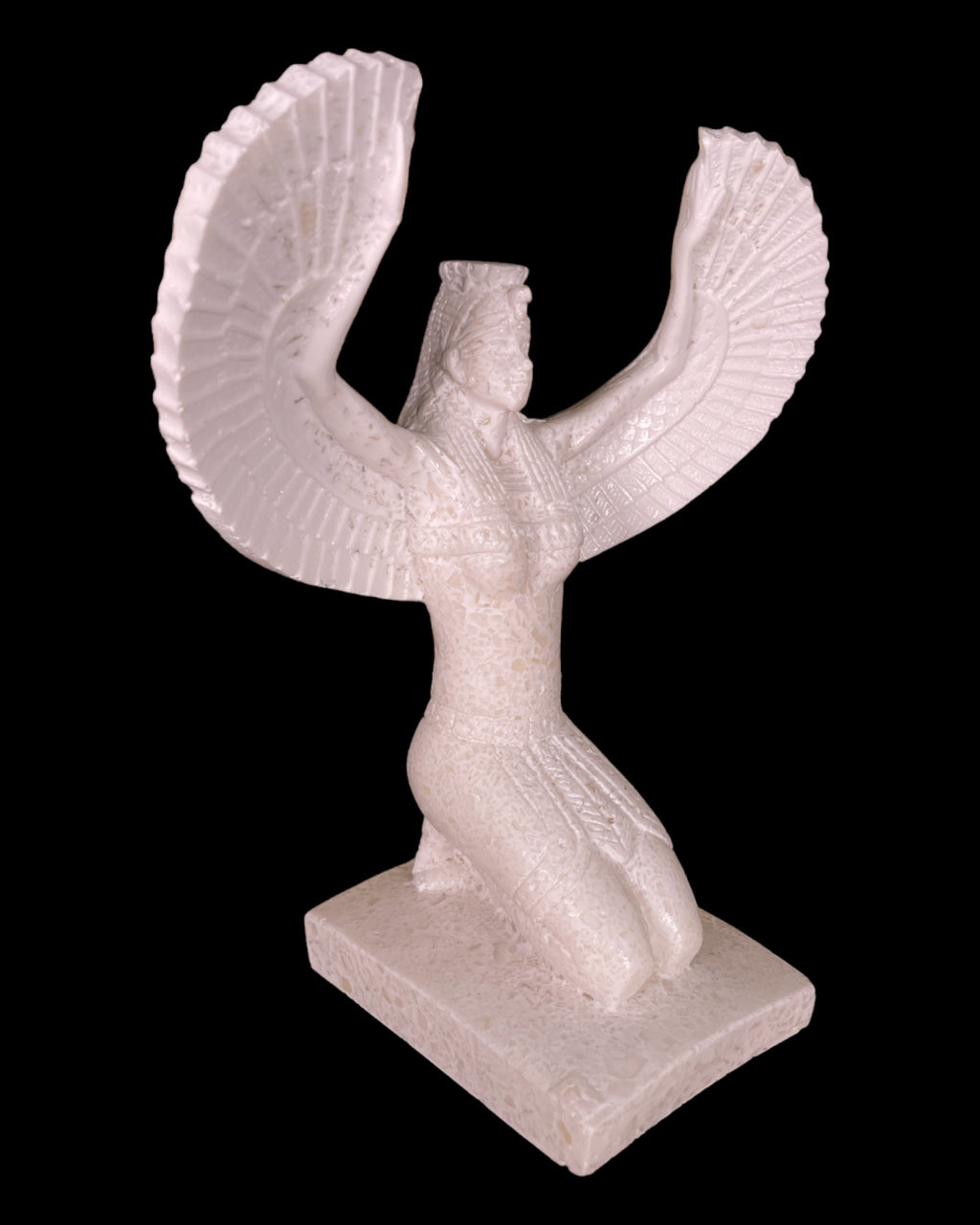Alabaster Isis Kneeling Statue