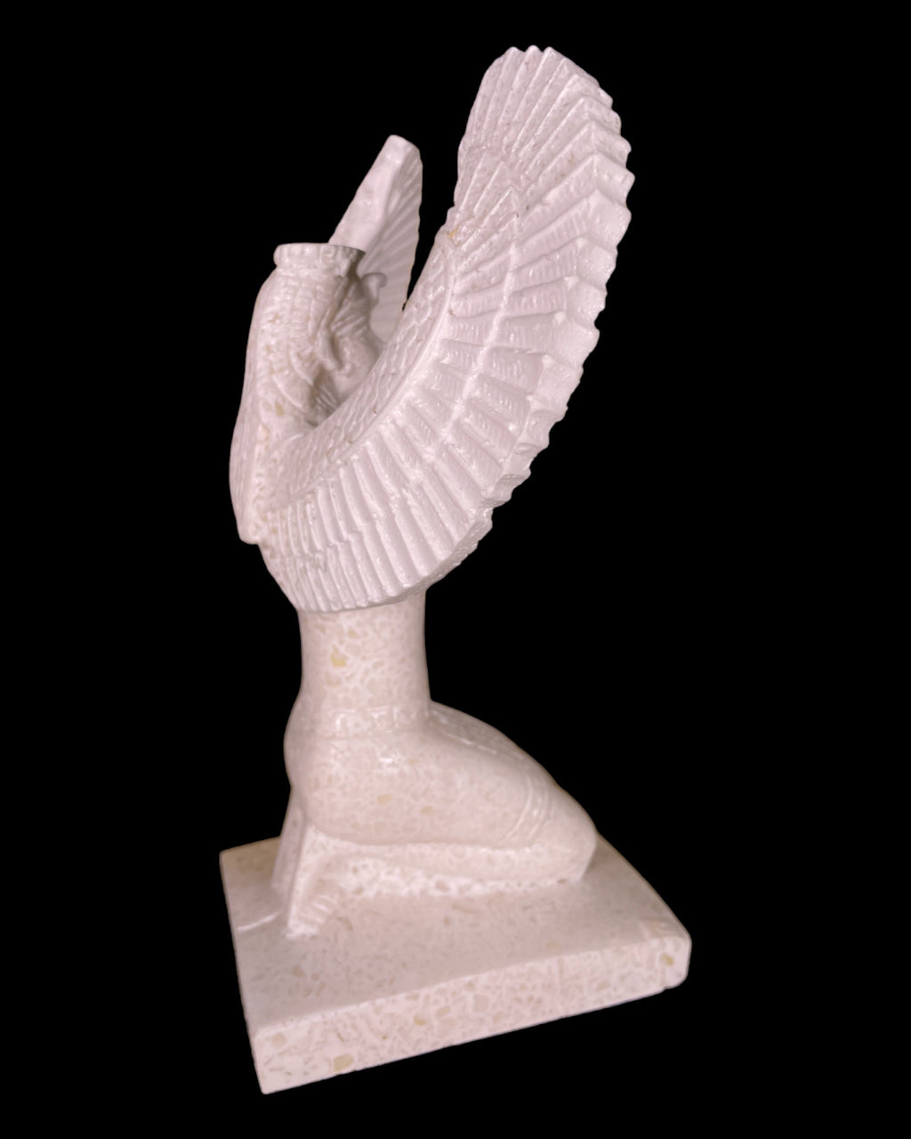 Alabaster Isis Kneeling Statue