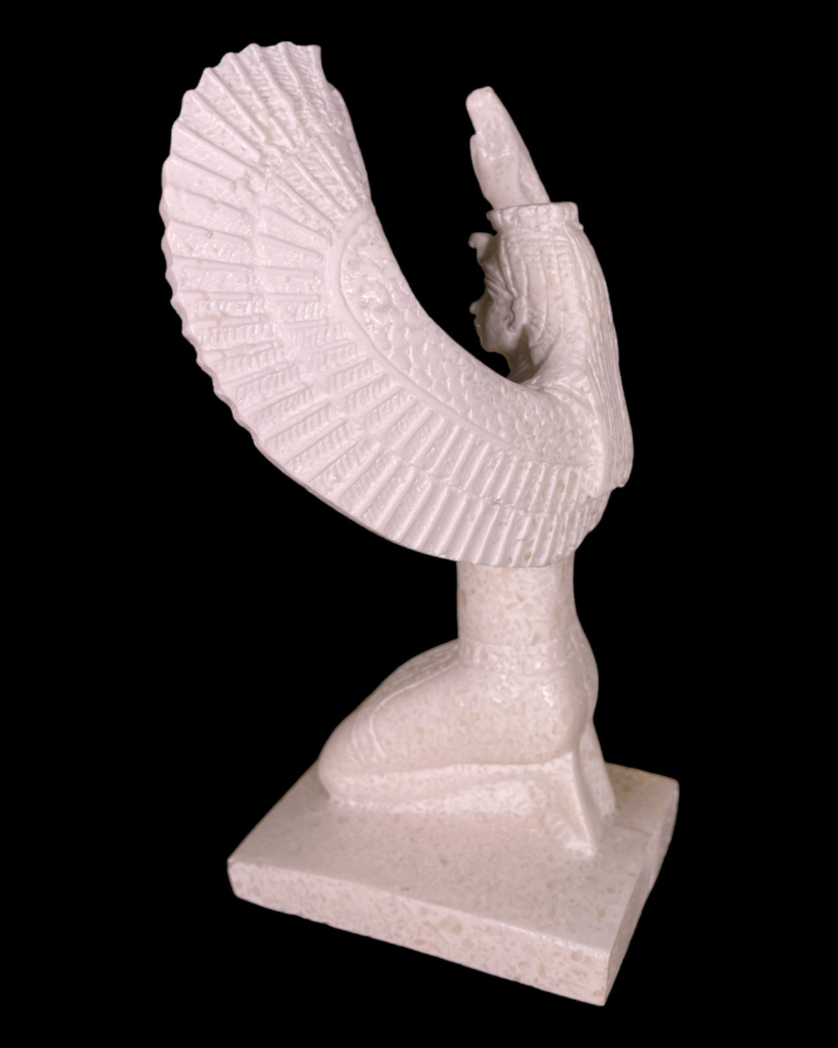 Alabaster Isis Kneeling Statue