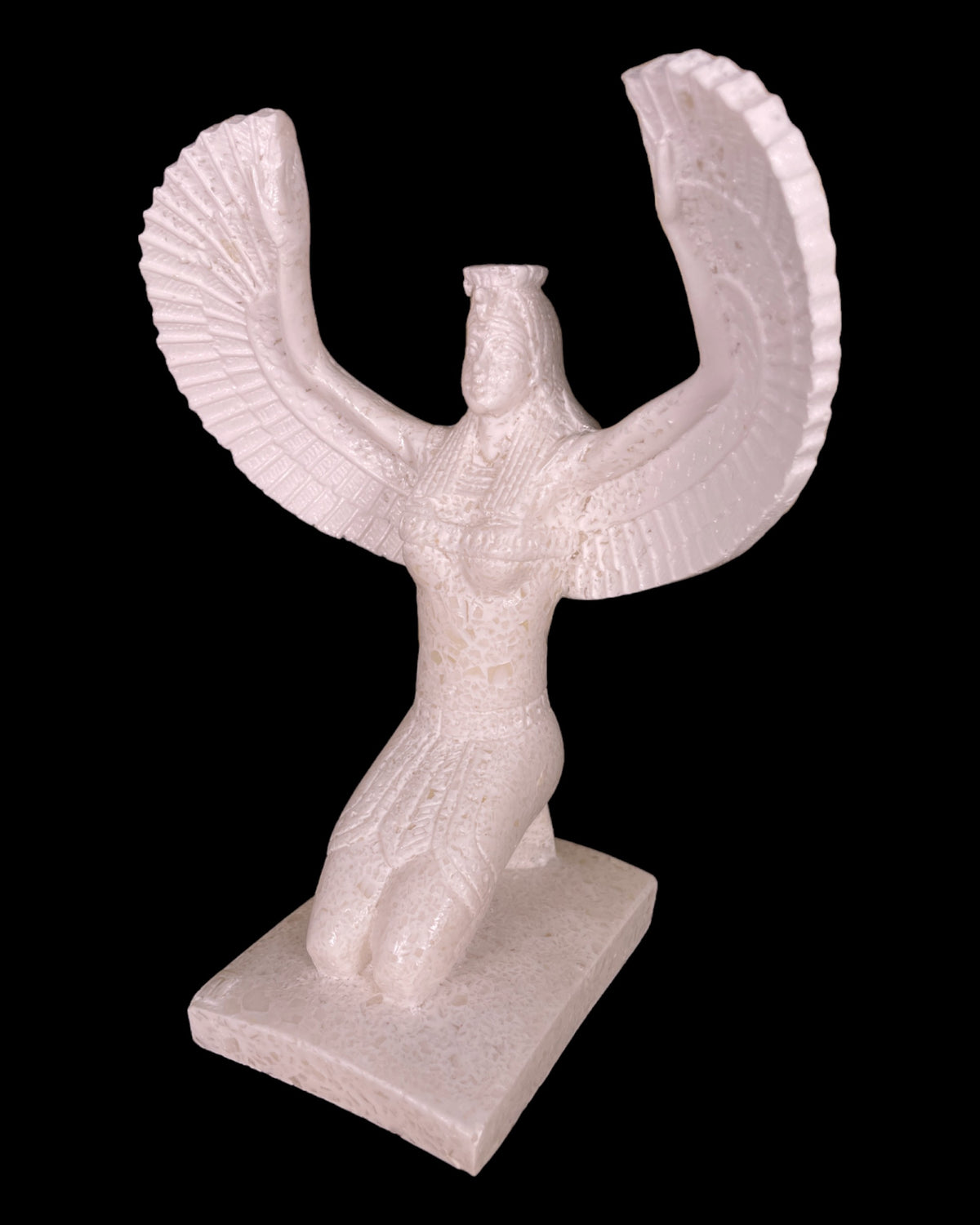 Alabaster Isis Kneeling Statue