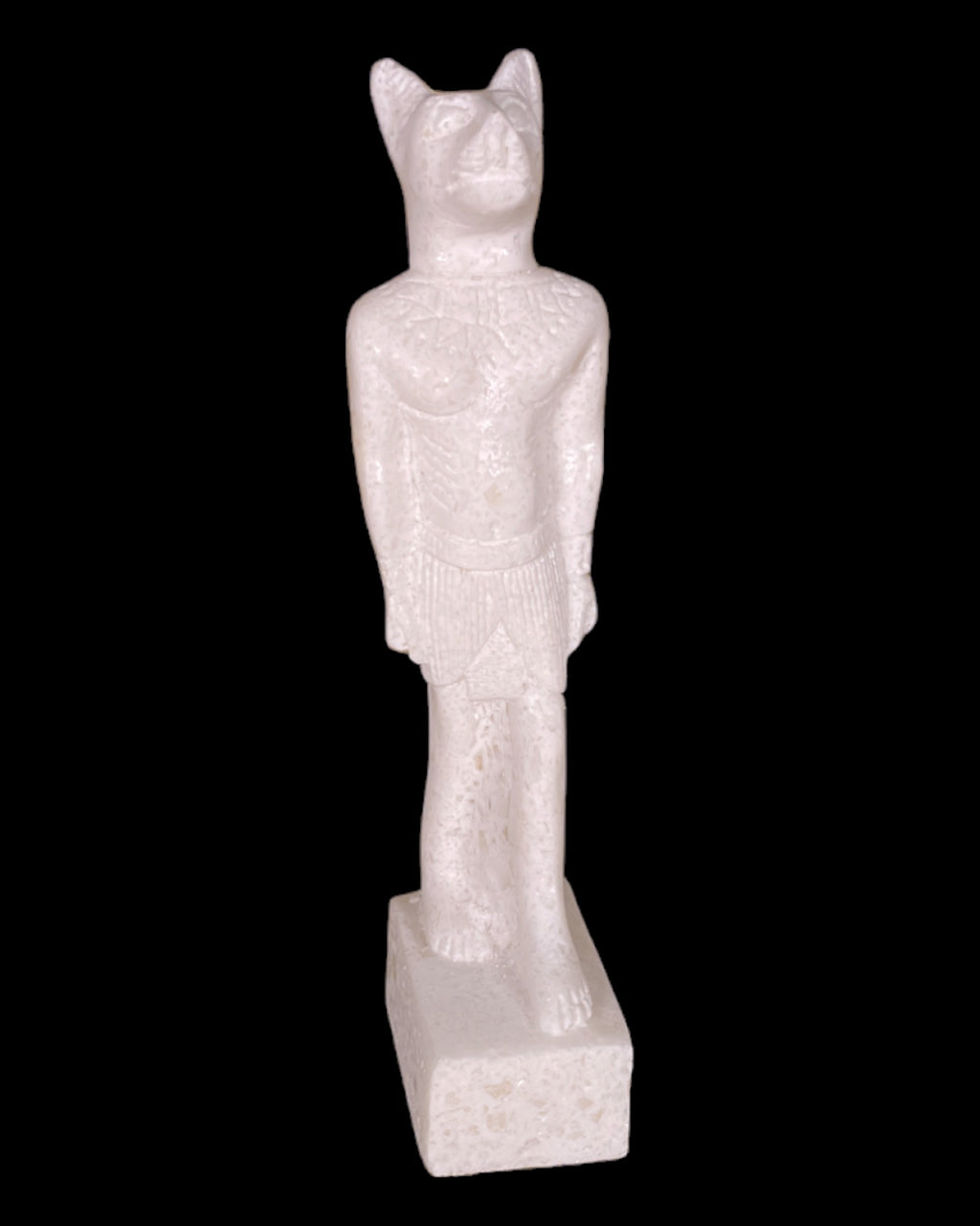 Alabaster Standing Bastet Statue