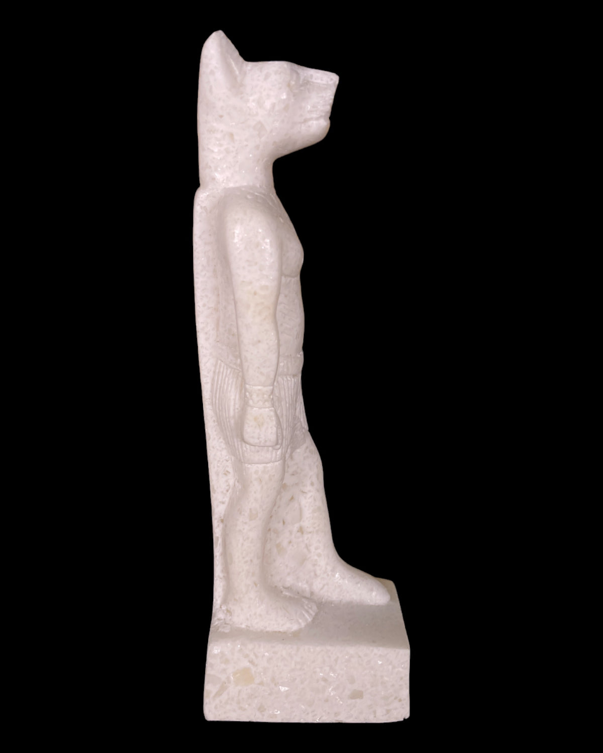 Alabaster Standing Bastet Statue