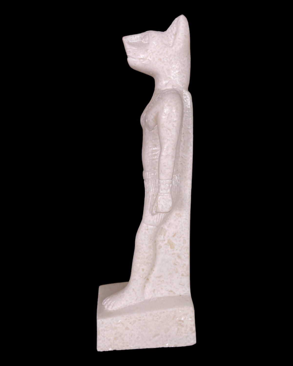 Alabaster Standing Bastet Statue