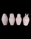 Alabaster Canopic Jars - Set of 4