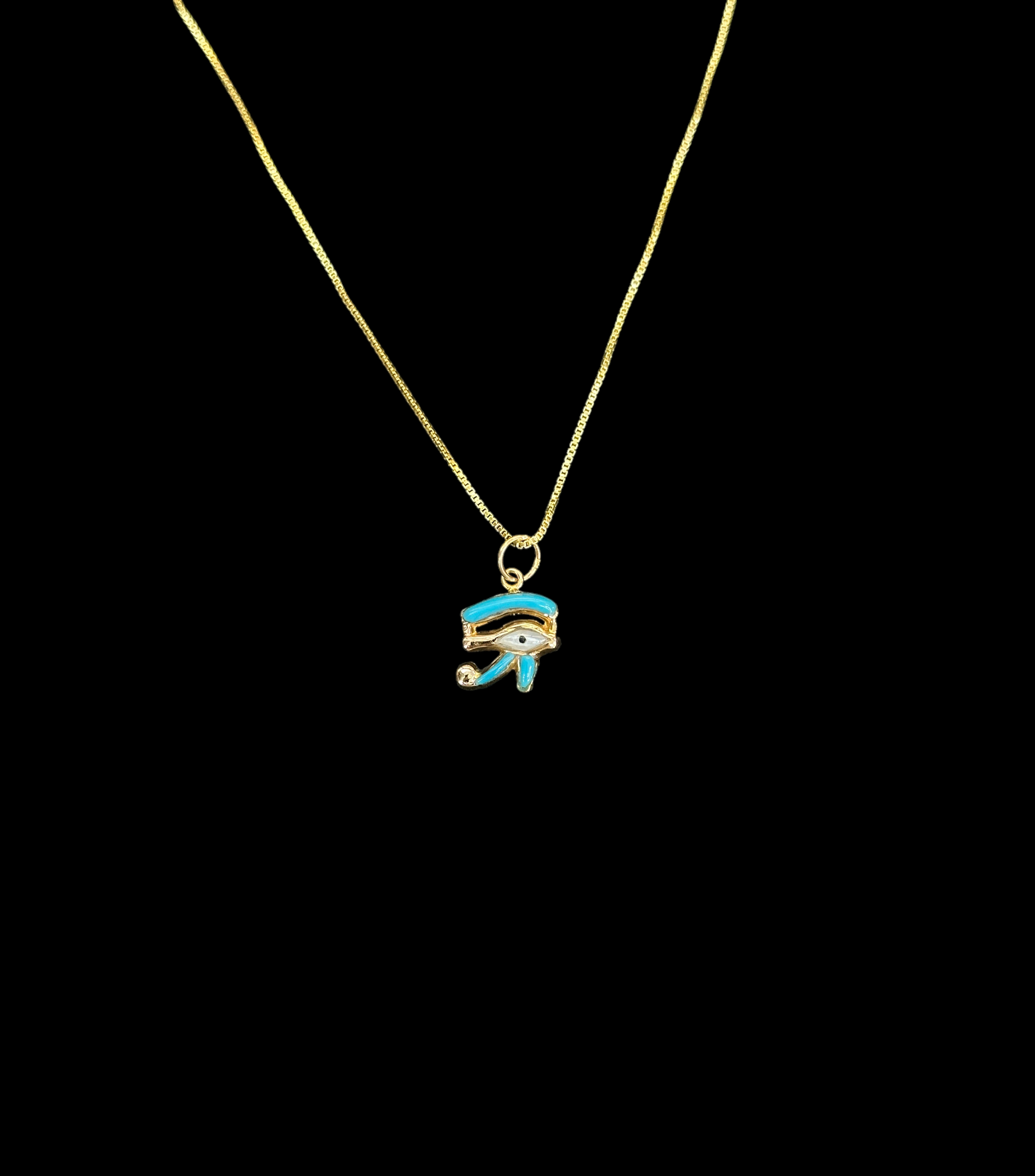 18k Eye of Horus Pendant