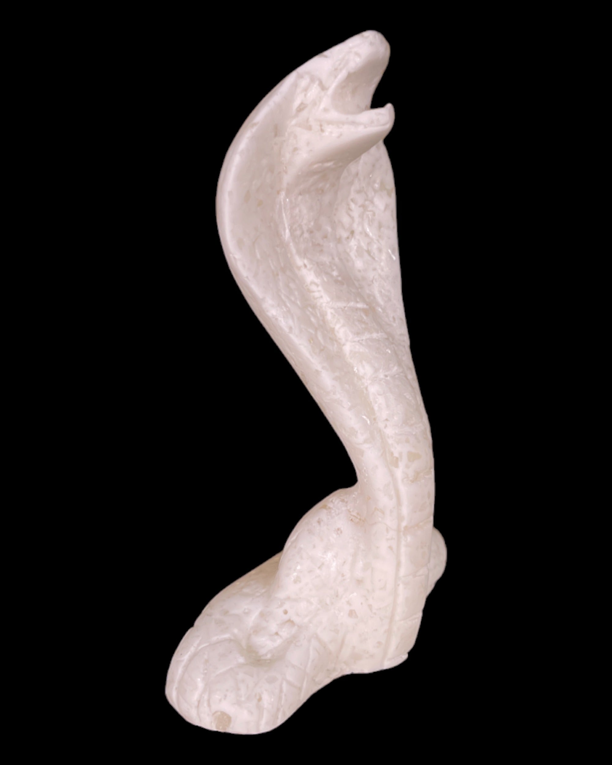 Alabaster Cobra Statue