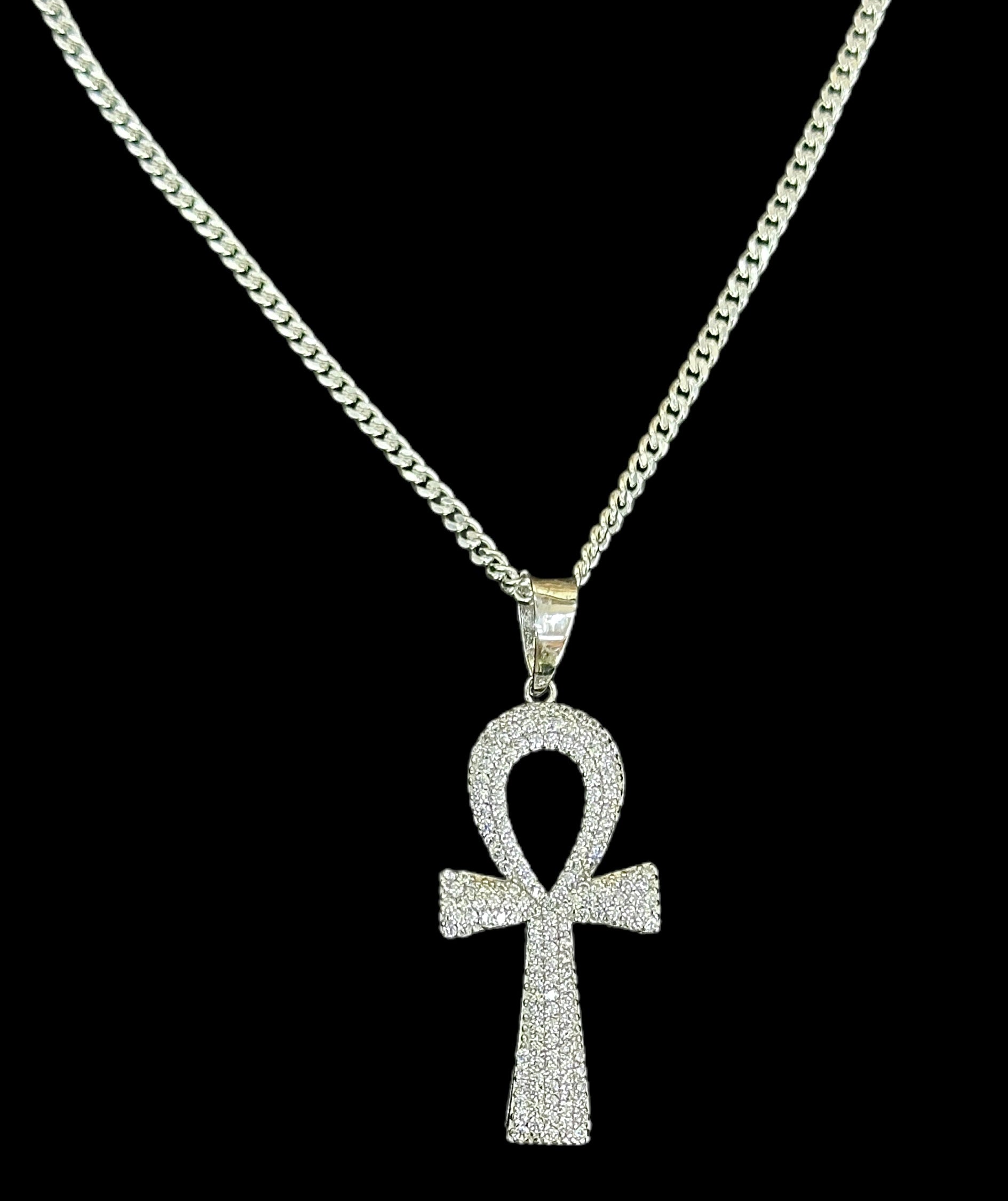 Pave Ankh Pendant