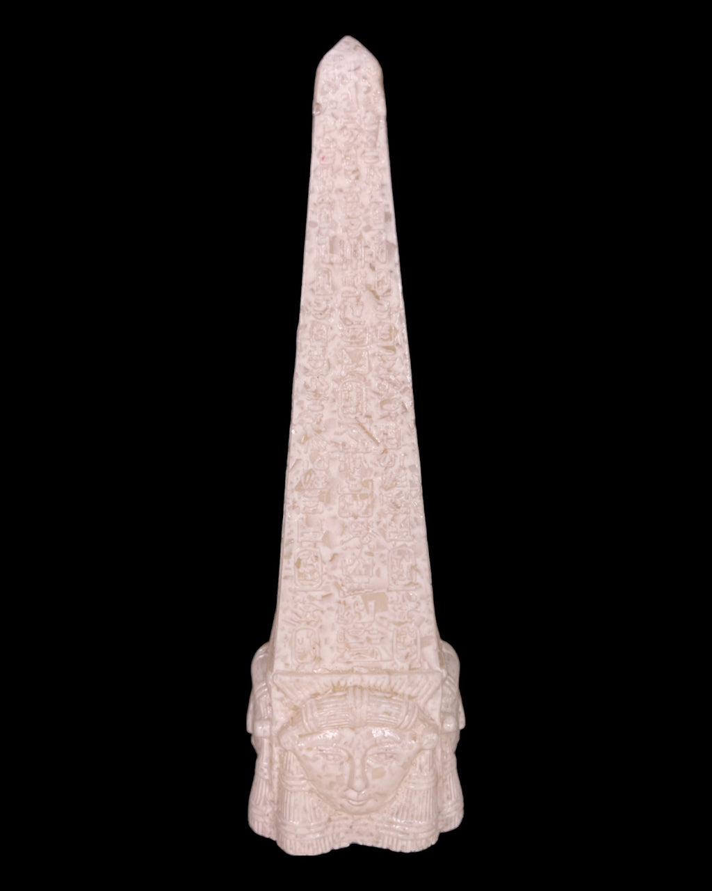 Alabaster Hathor Obelisk Statue
