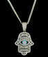 Bagette Hamsa Pendant