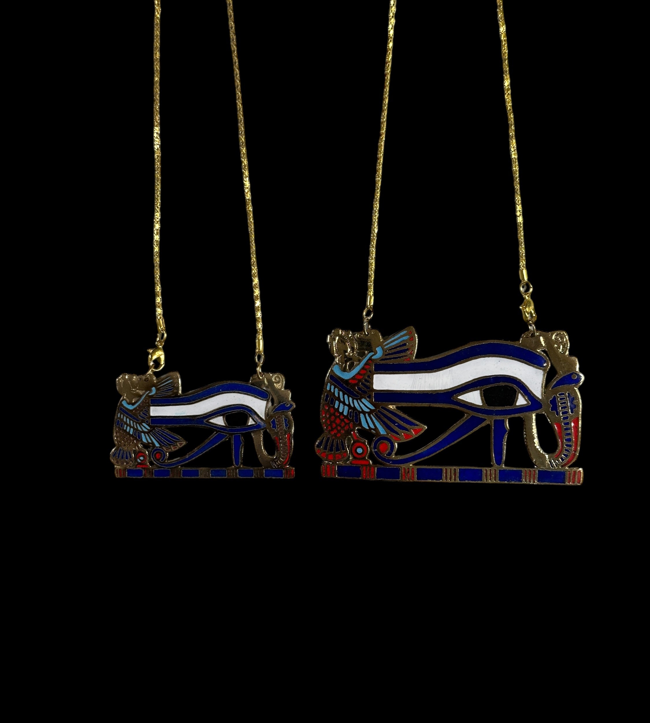 Eye of Horus Pendant - Brass