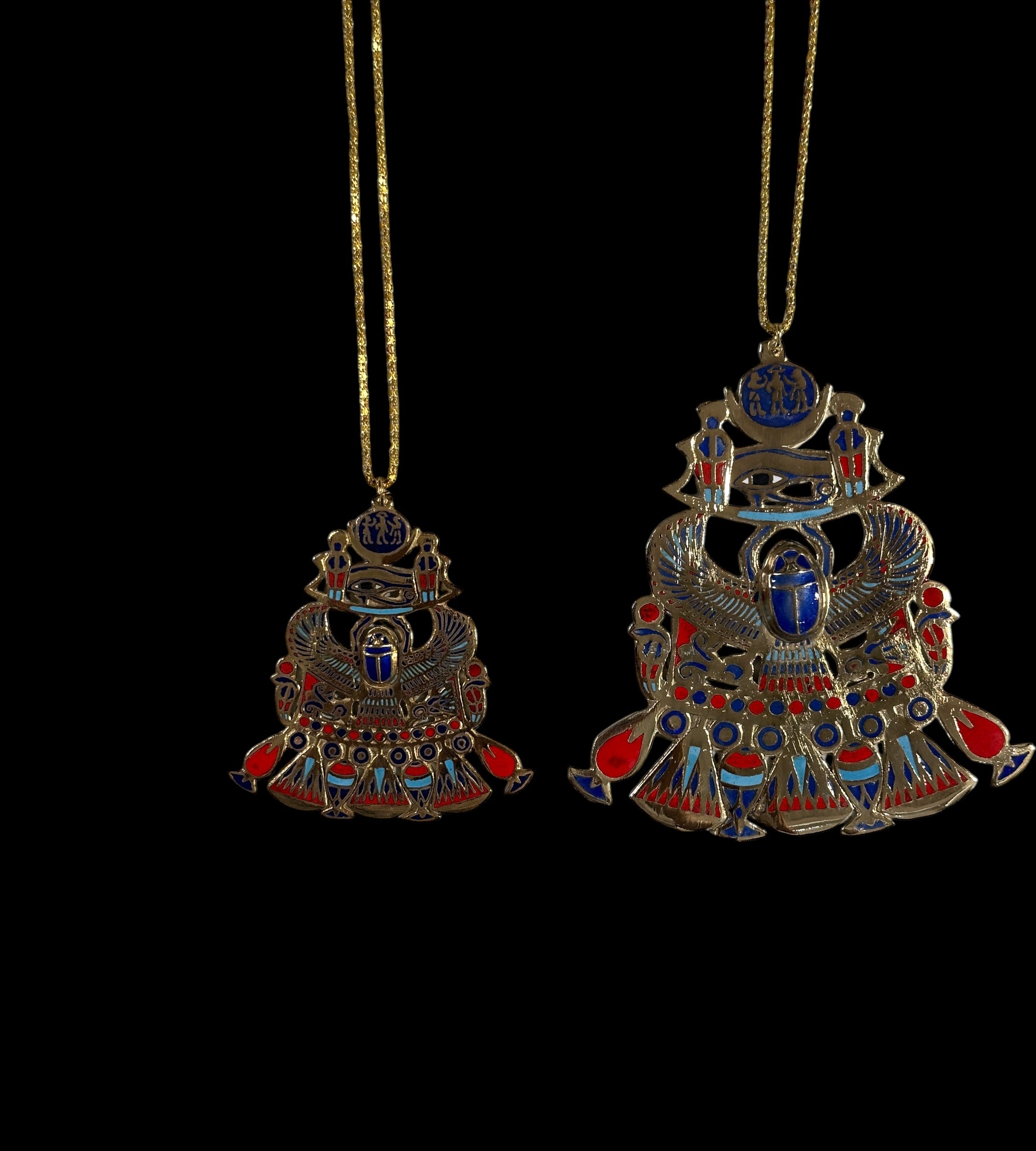 Scarab Pendant - Brass