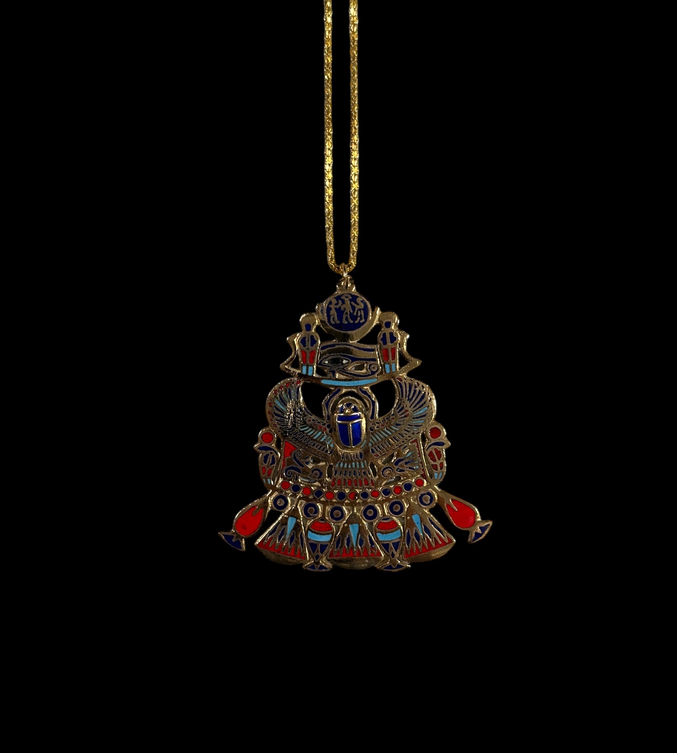 Scarab Pendant - Brass