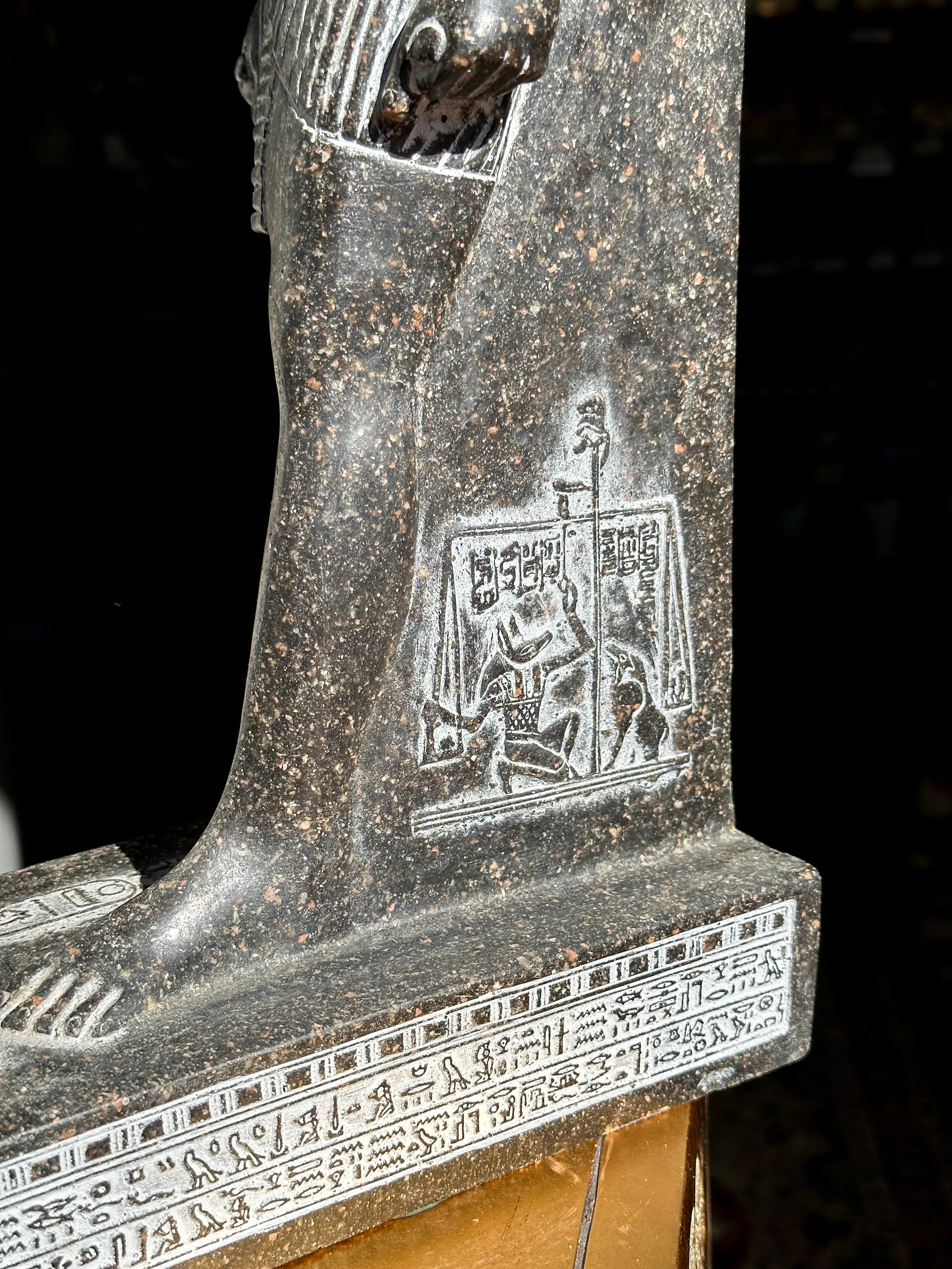 Anubis Statue - Black Granite