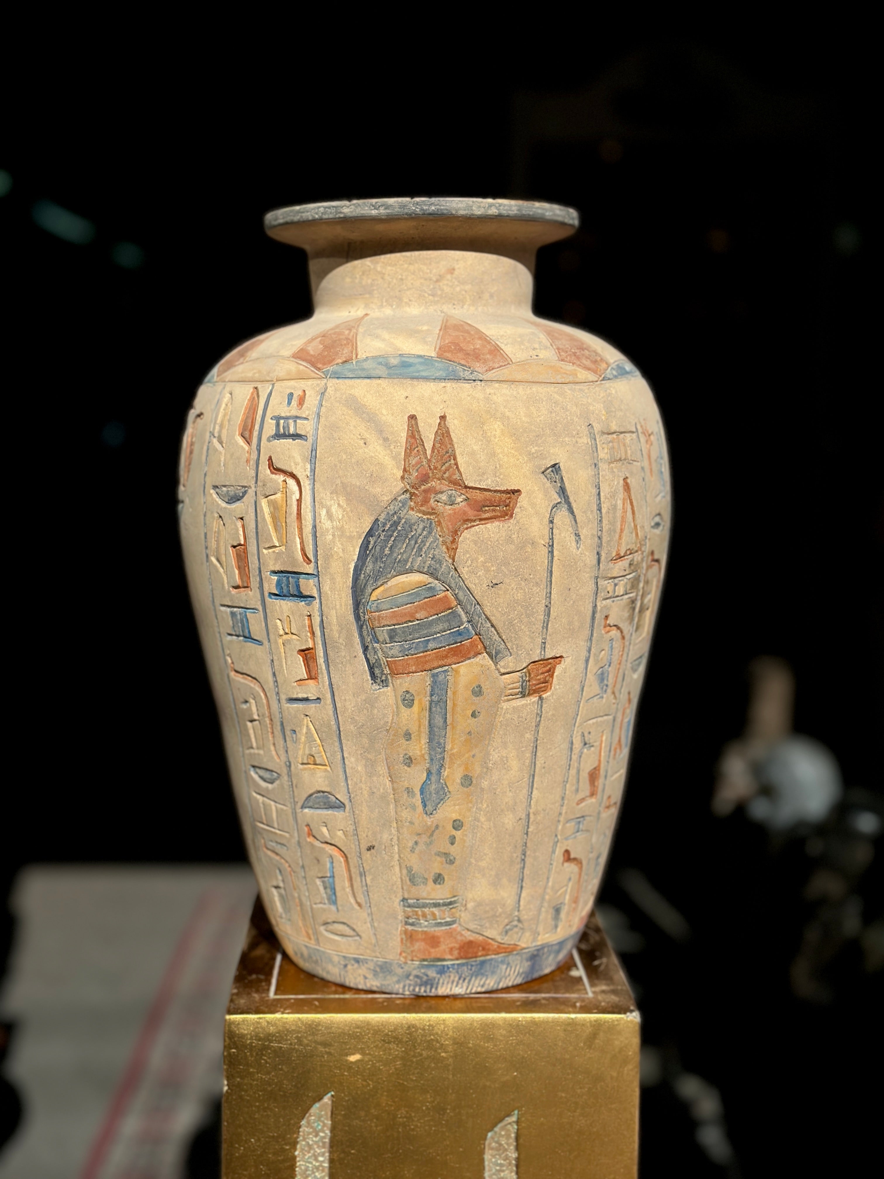 Egyptian Limestone Vase - Handmade in Egypt